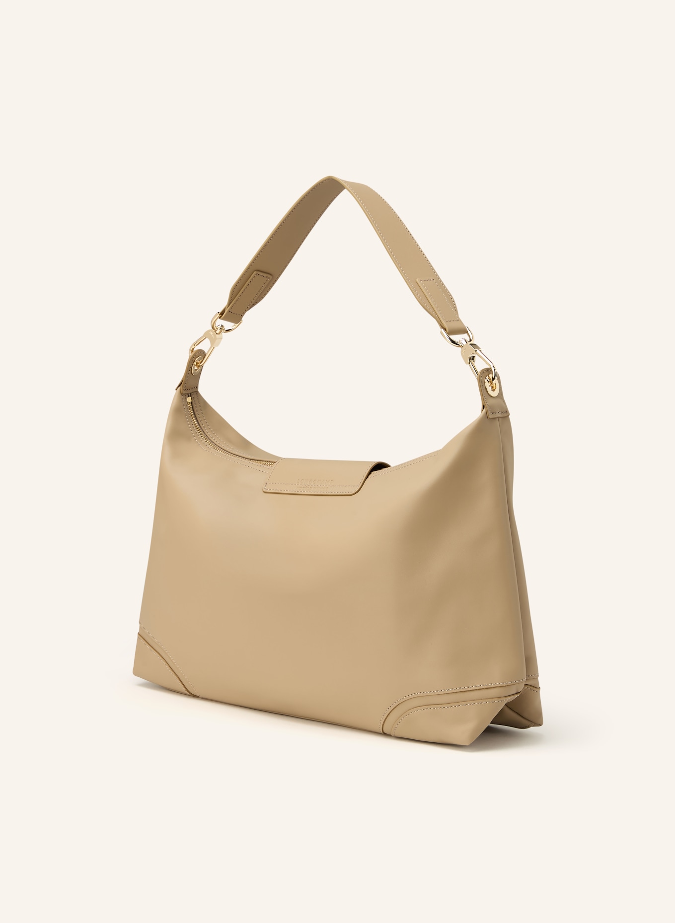 LONGCHAMP Schultertasche LE PLIAGE XTRA: BEIGE / GOLD