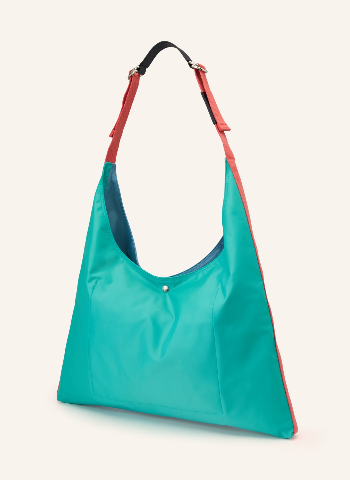 LONGCHAMP Shopper RE-PLAY: NEONTÜRKIS / ROT / HELLBLAU