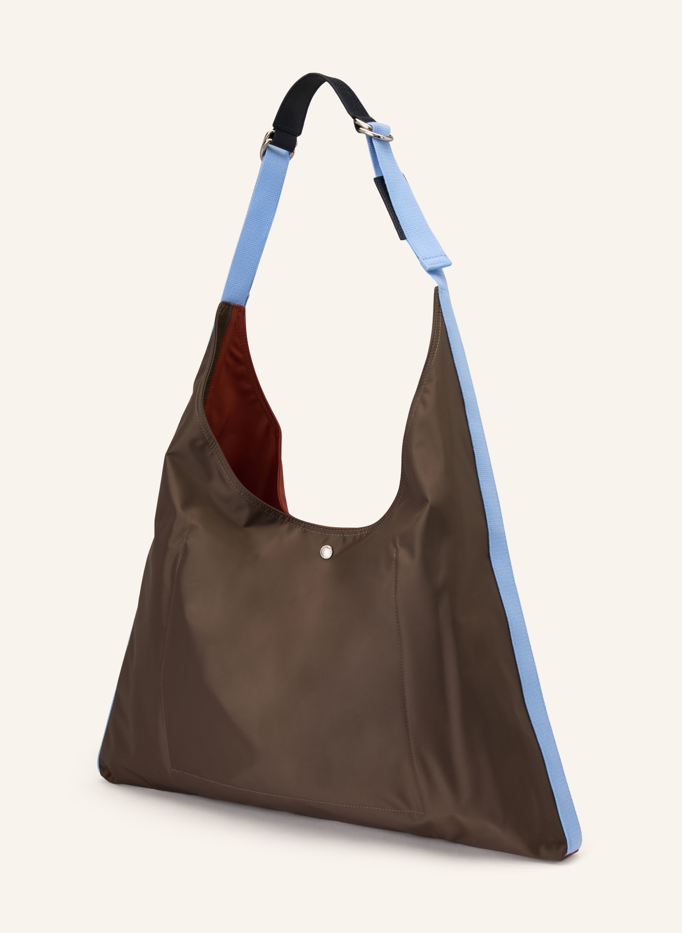 LONGCHAMP Shopper RE-PLAY: DUNKELORANGE / DUNKELBRAUN / HELLBLAU