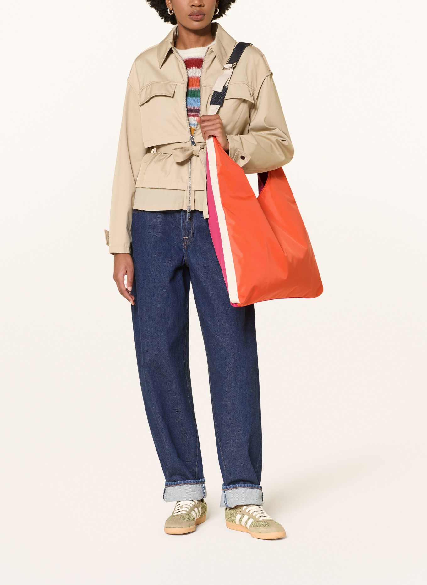 LONGCHAMP Shopper RE-PLAY: ORANGE / PINK