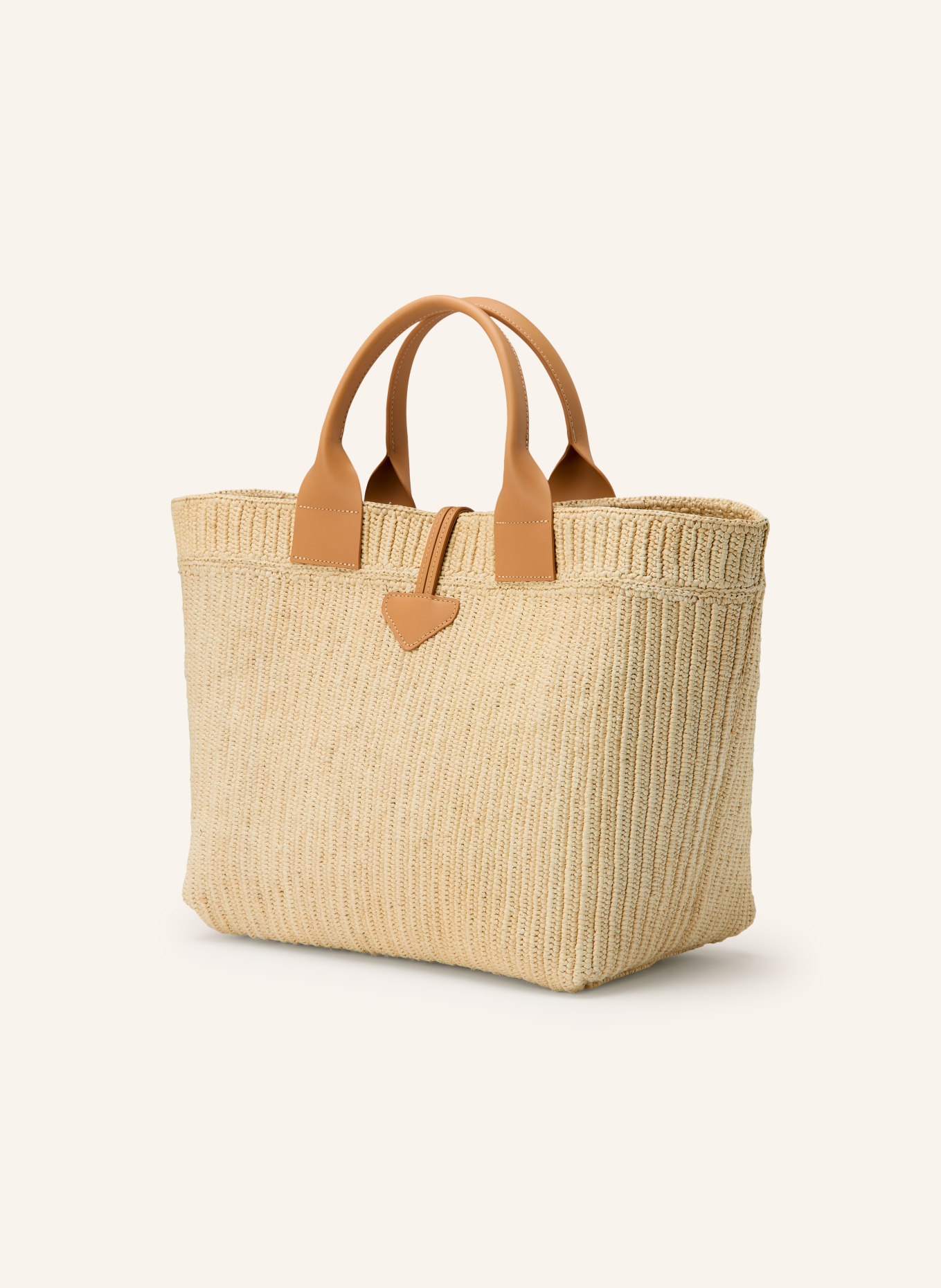 LONGCHAMP Shopper LE ROSEAU LARGE: BEIGE / HELLBRAUN