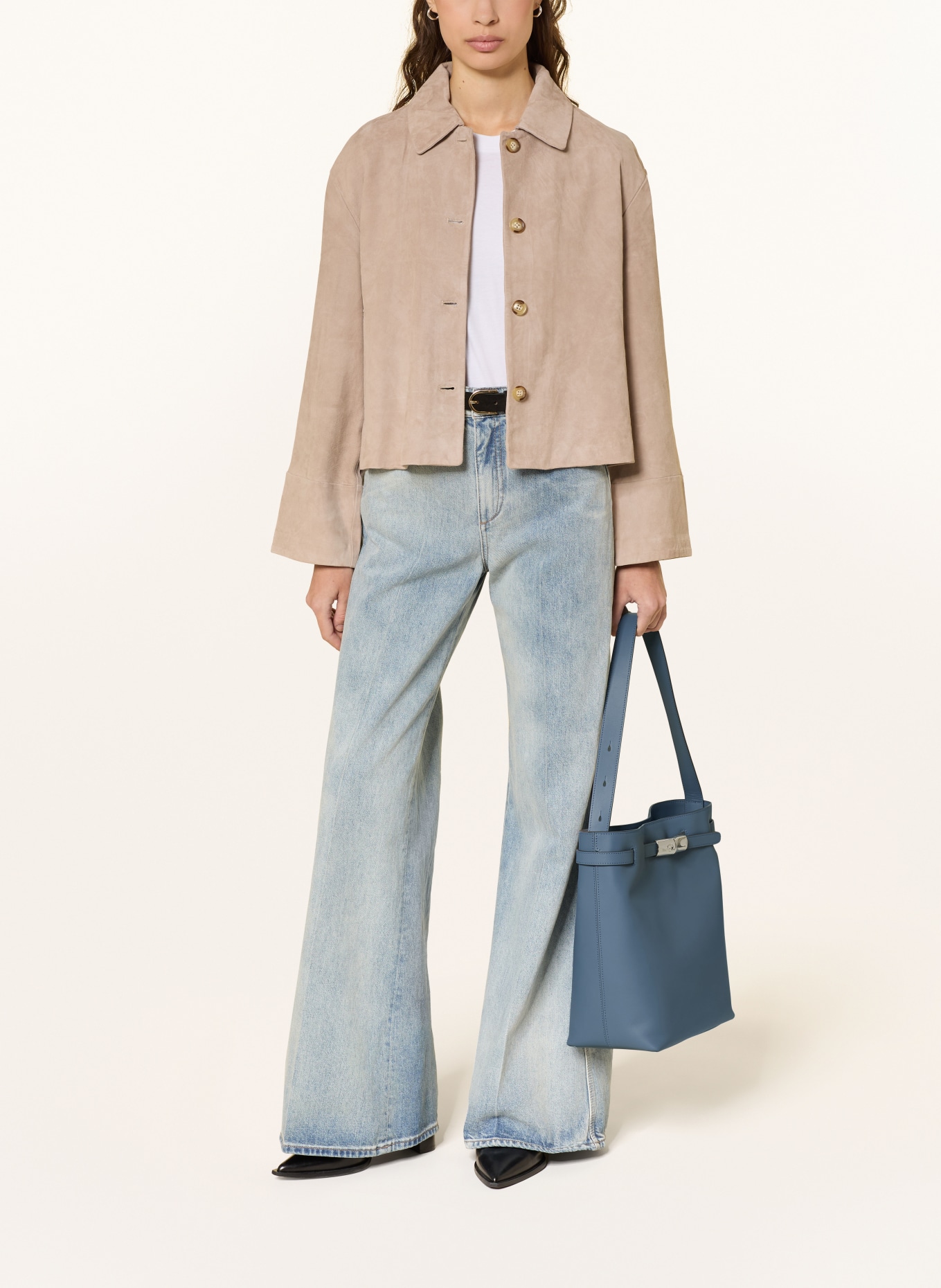 LONGCHAMP Schultertasche: HELLBLAU