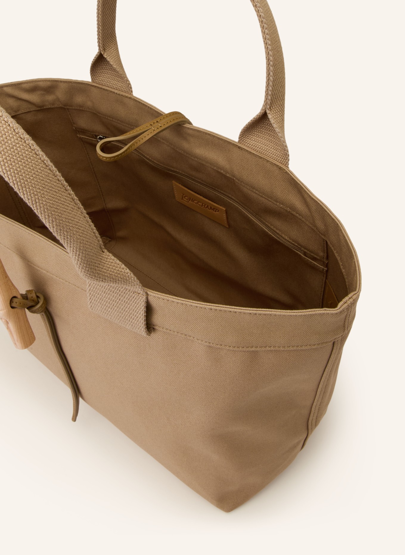 LONGCHAMP Shopper LE ROSEAU LARGE: CAMEL