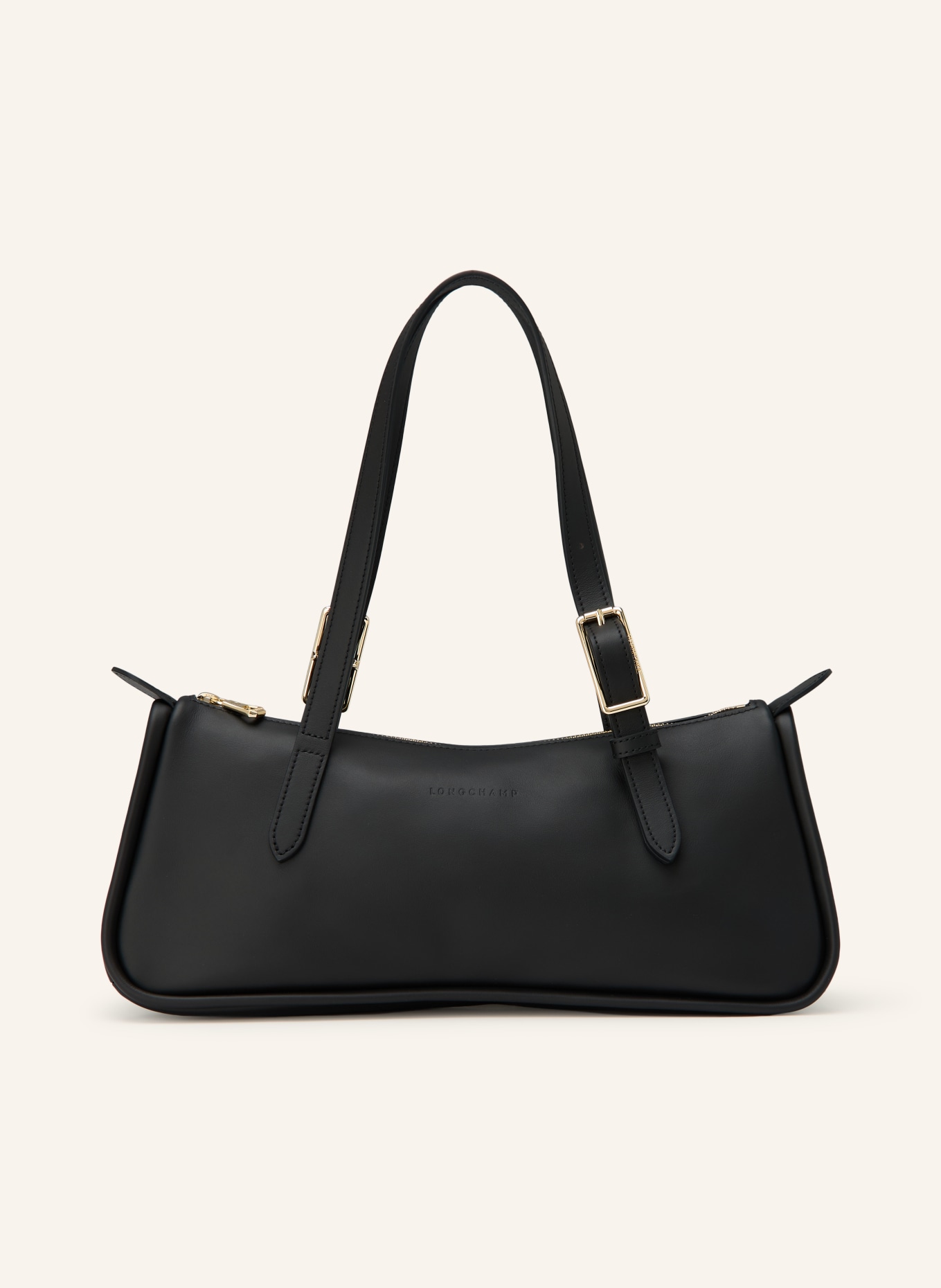 LONGCHAMP Handtasche LOOONG LARGE: SCHWARZ / GOLD