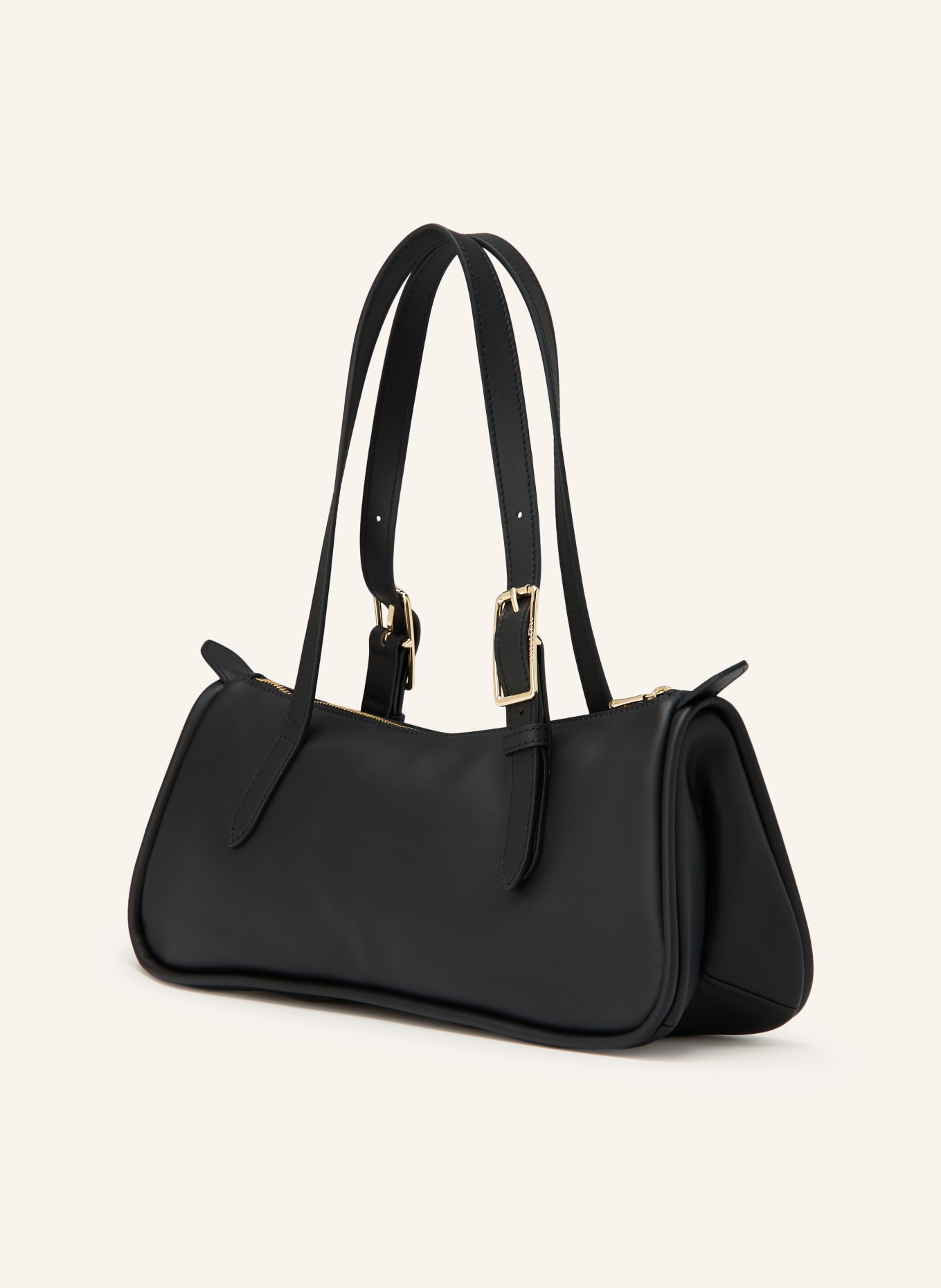 LONGCHAMP Handtasche LOOONG LARGE: SCHWARZ / GOLD