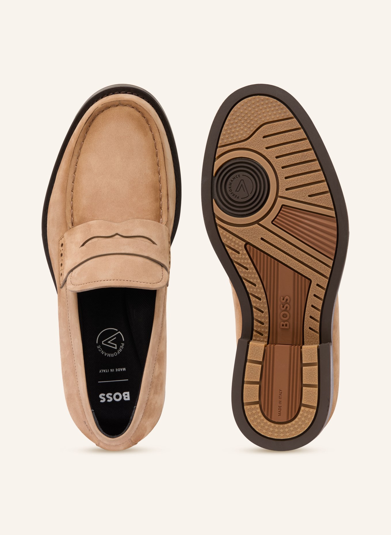 BOSS Penny loafer DRESSLETIC: BEIGE