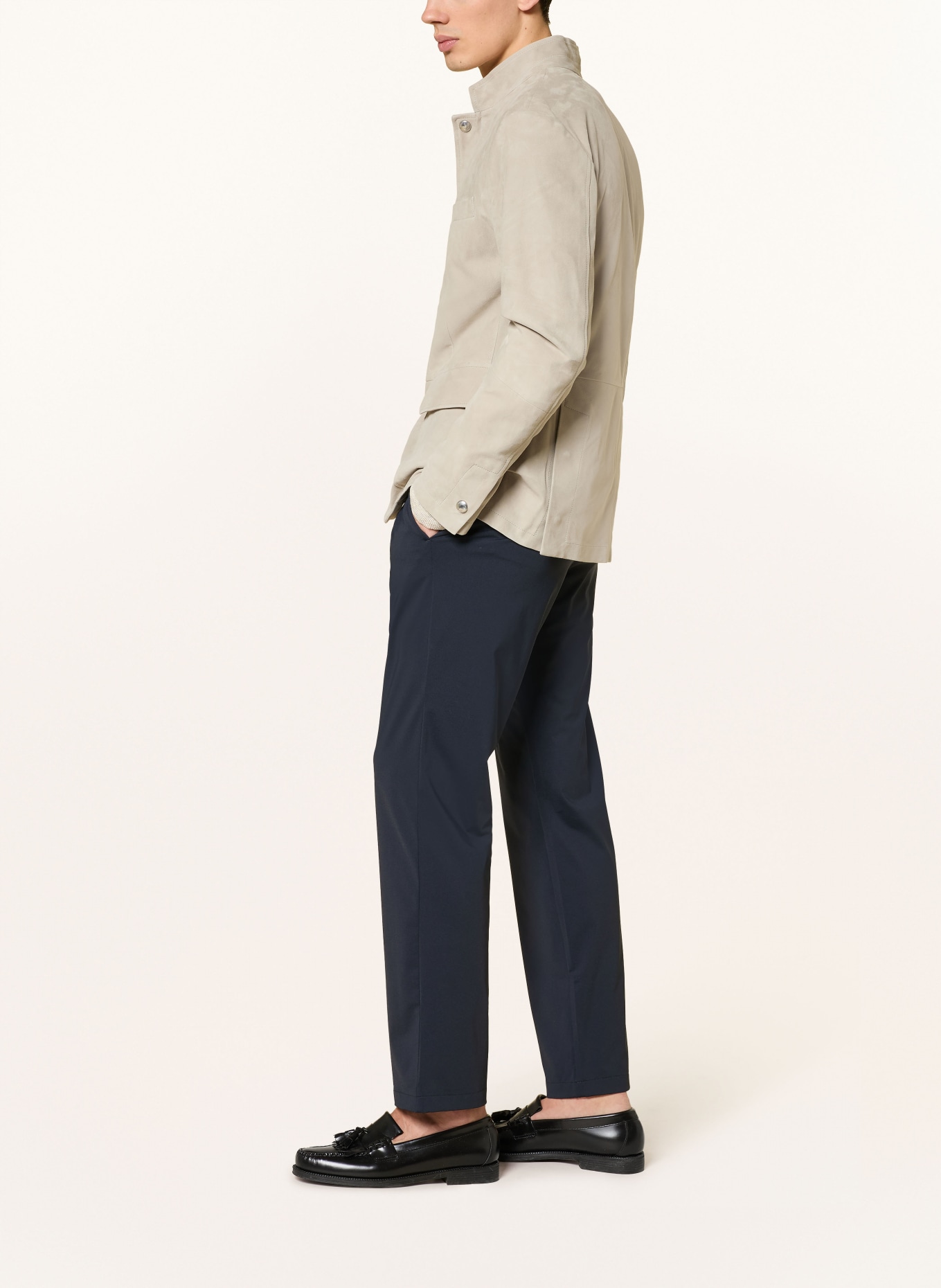 HERNO Chino Regular Fit: DUNKELBLAU