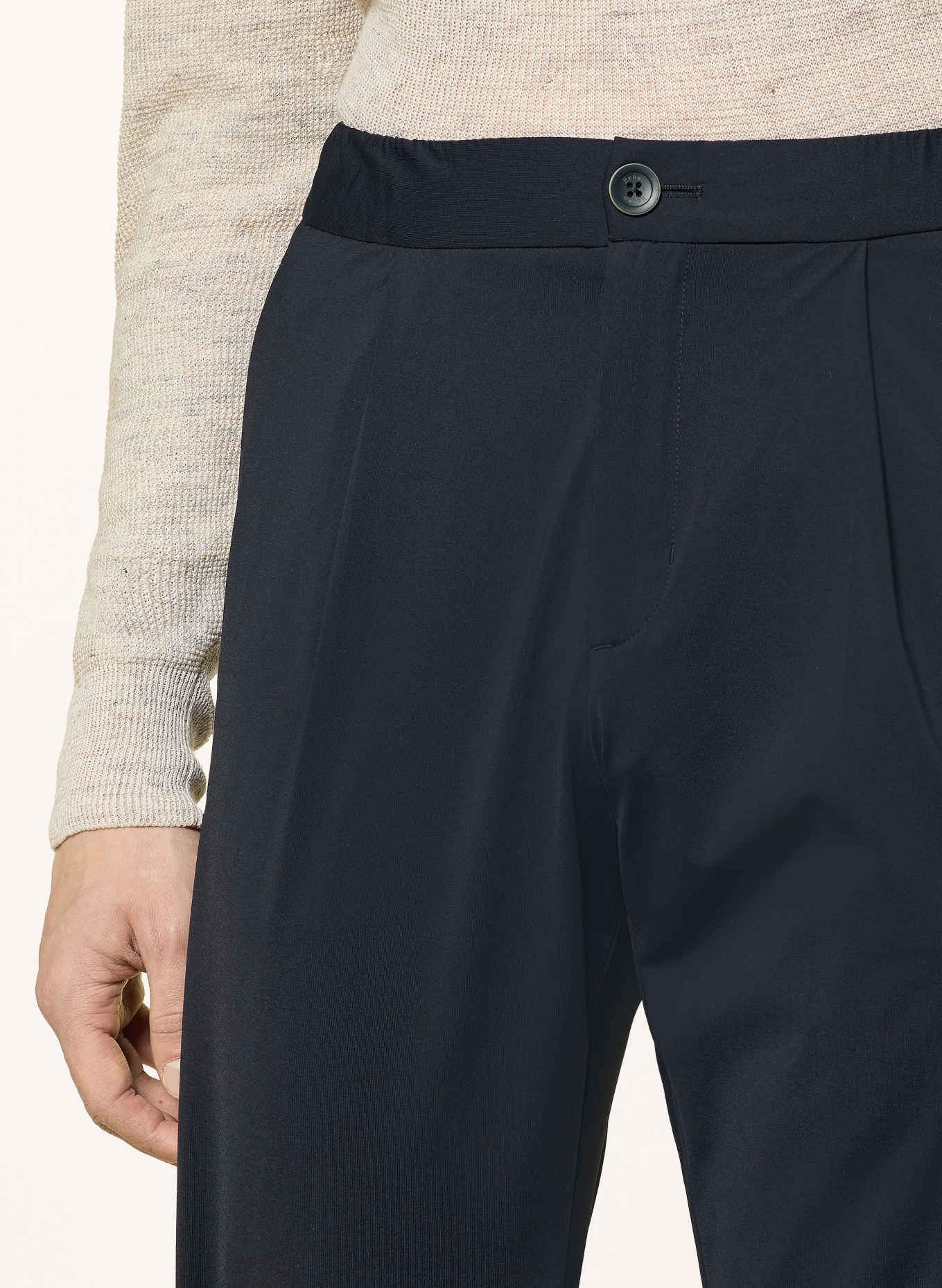 HERNO Chino Regular Fit: DUNKELBLAU