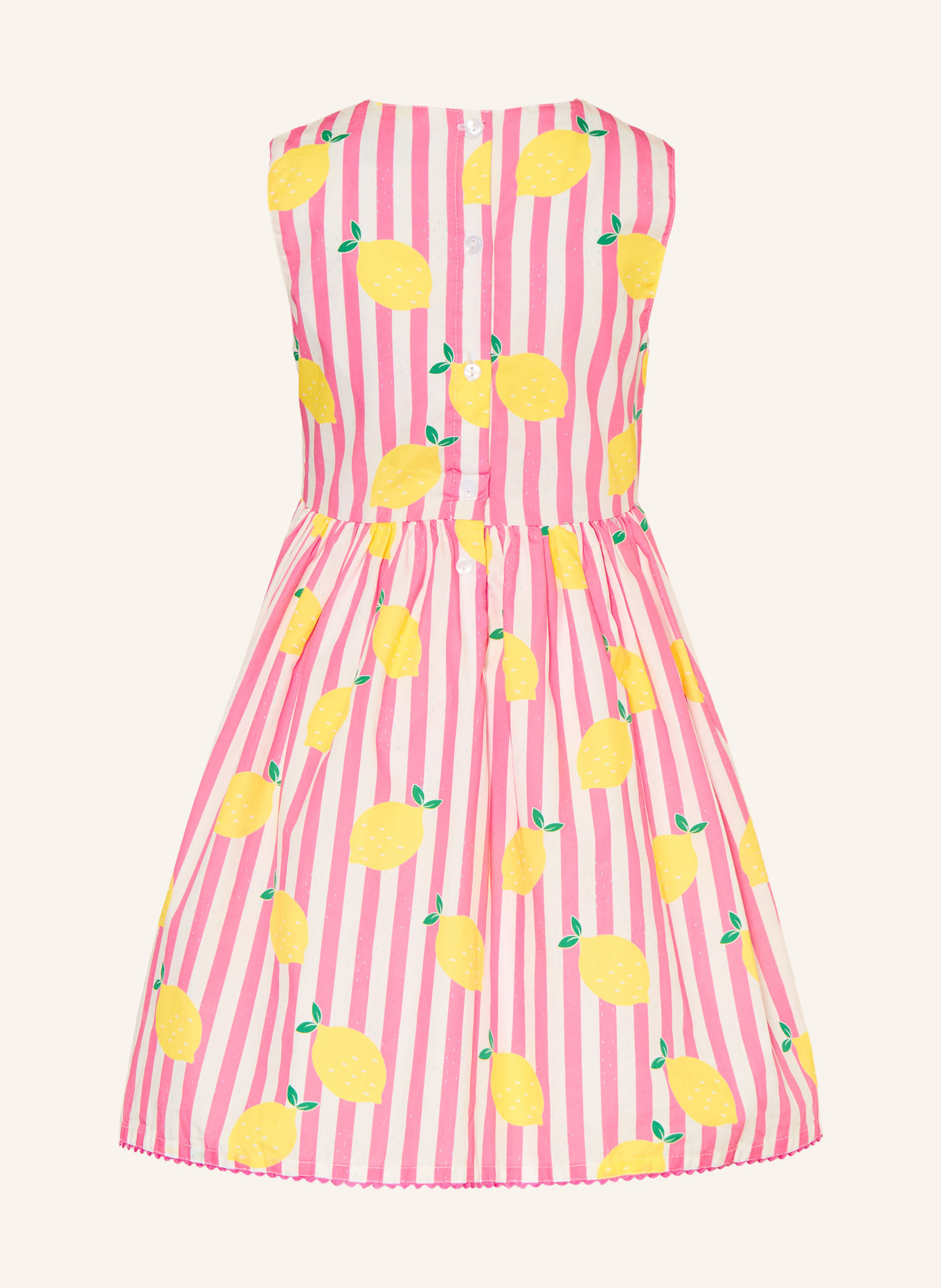 DANAMADE robe: ROSE / JAUNE / BLANC