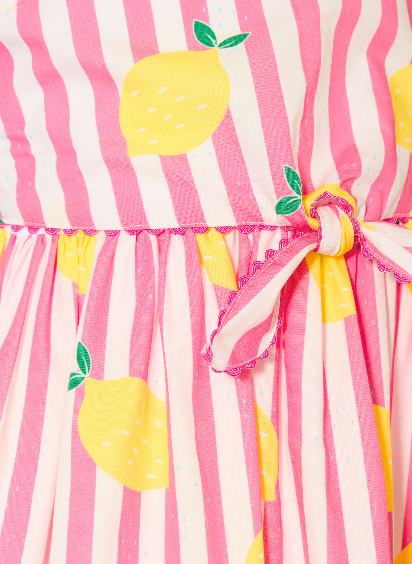 DANAMADE robe: ROSE / JAUNE / BLANC