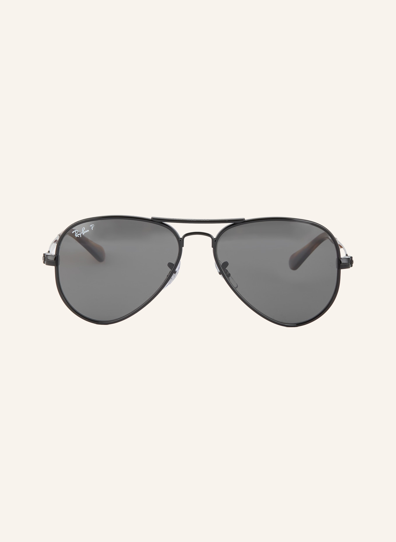 Ray-Ban Sonnenbrille RB3925: SCHWARZ/ DUNKELGRAU POLARISIERT