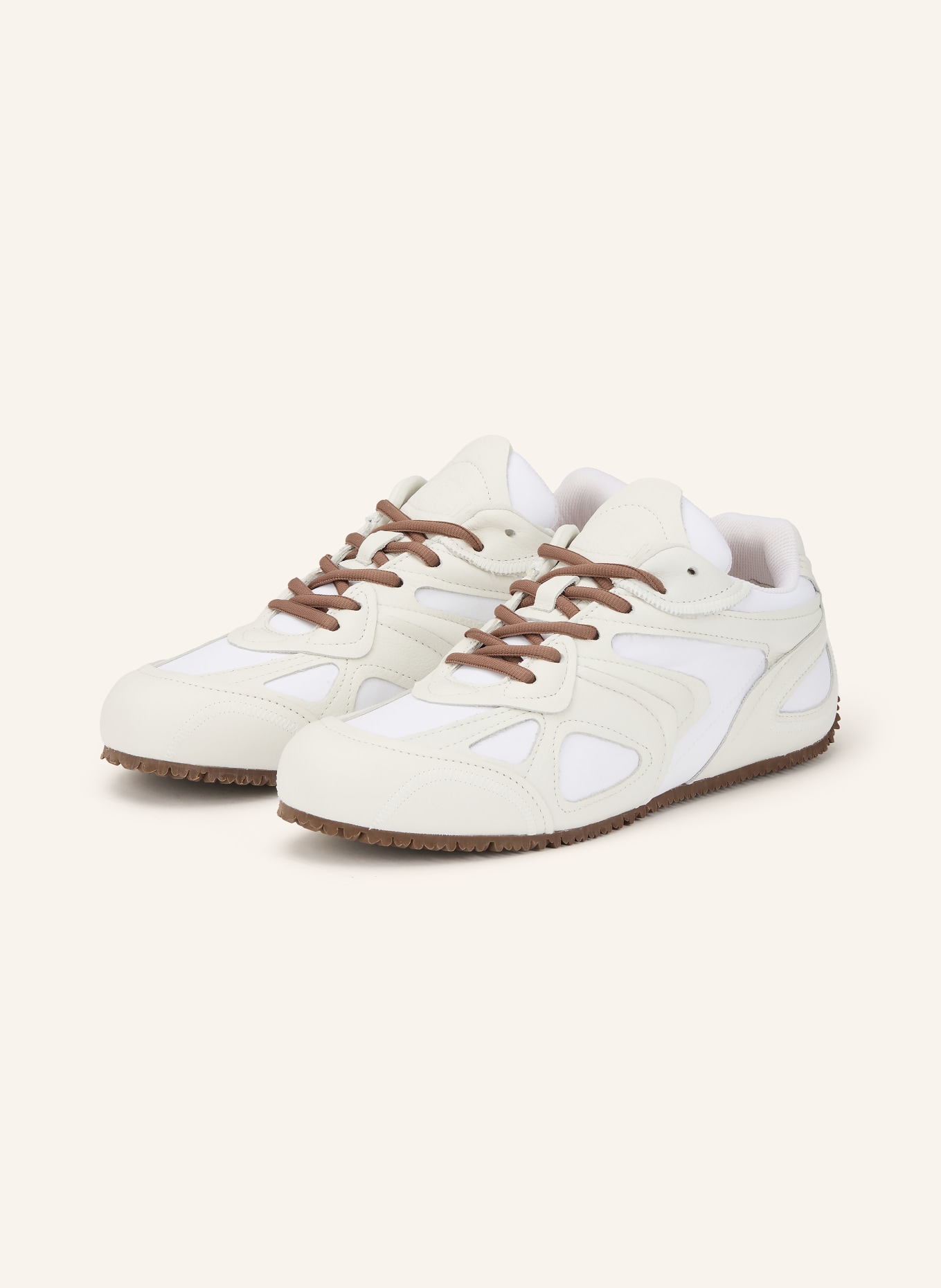 AXEL ARIGATO Sneaker SLOW: WEISS / BRAUN / CREME