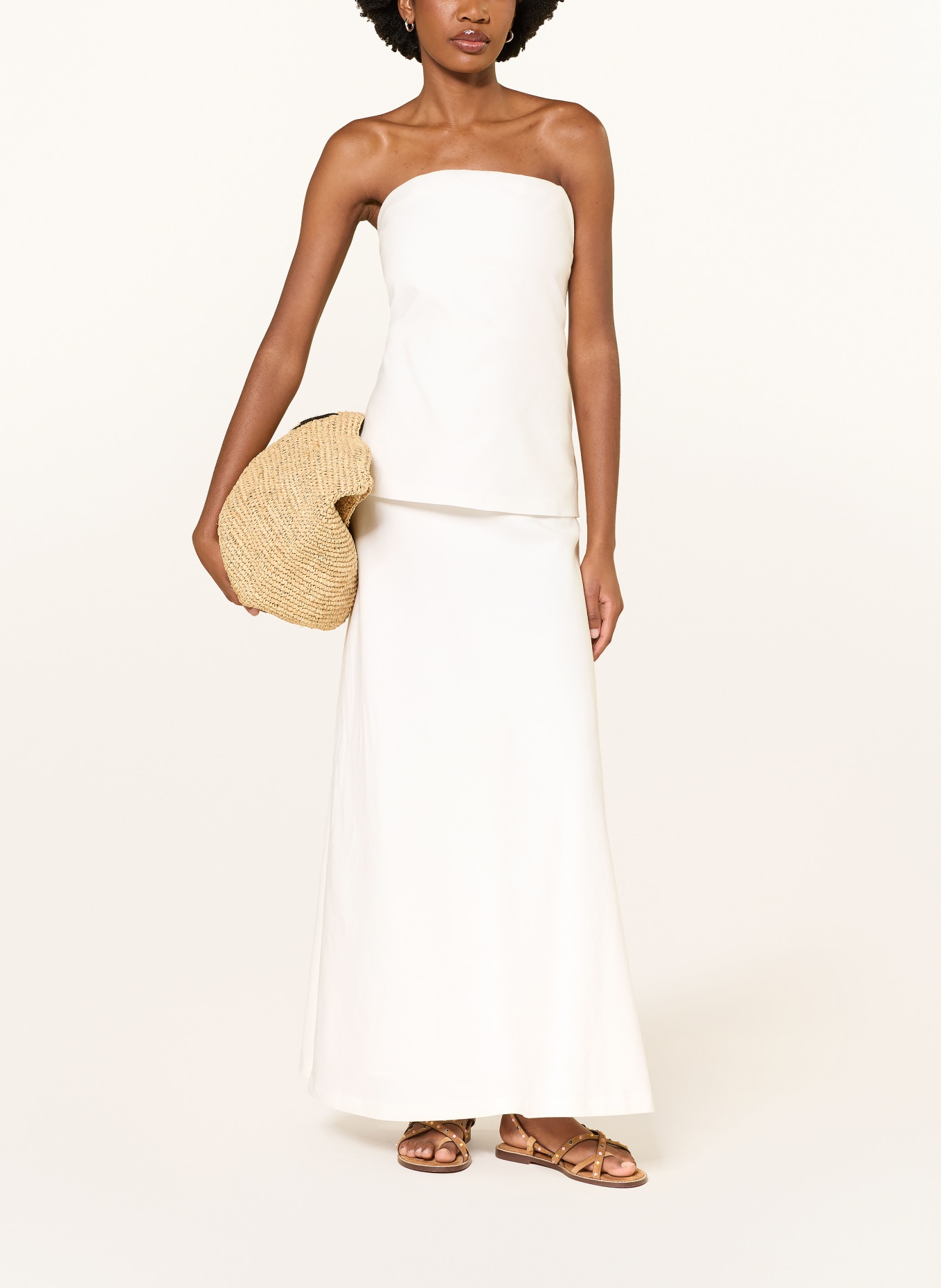 MRS & HUGS Šaty s odhalenými rameny: BÍLÁ