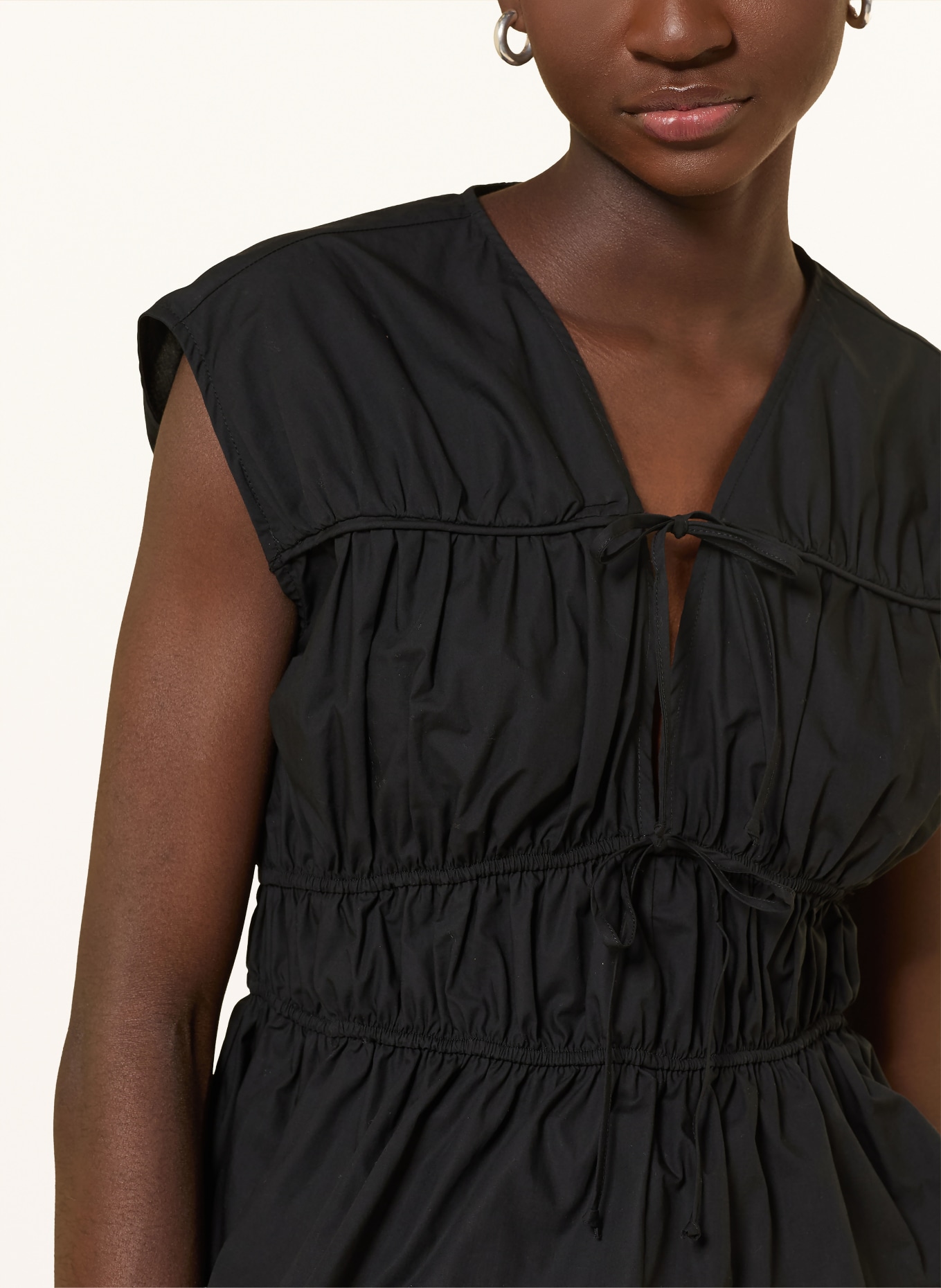 MRS & HUGS Blusentop: SCHWARZ