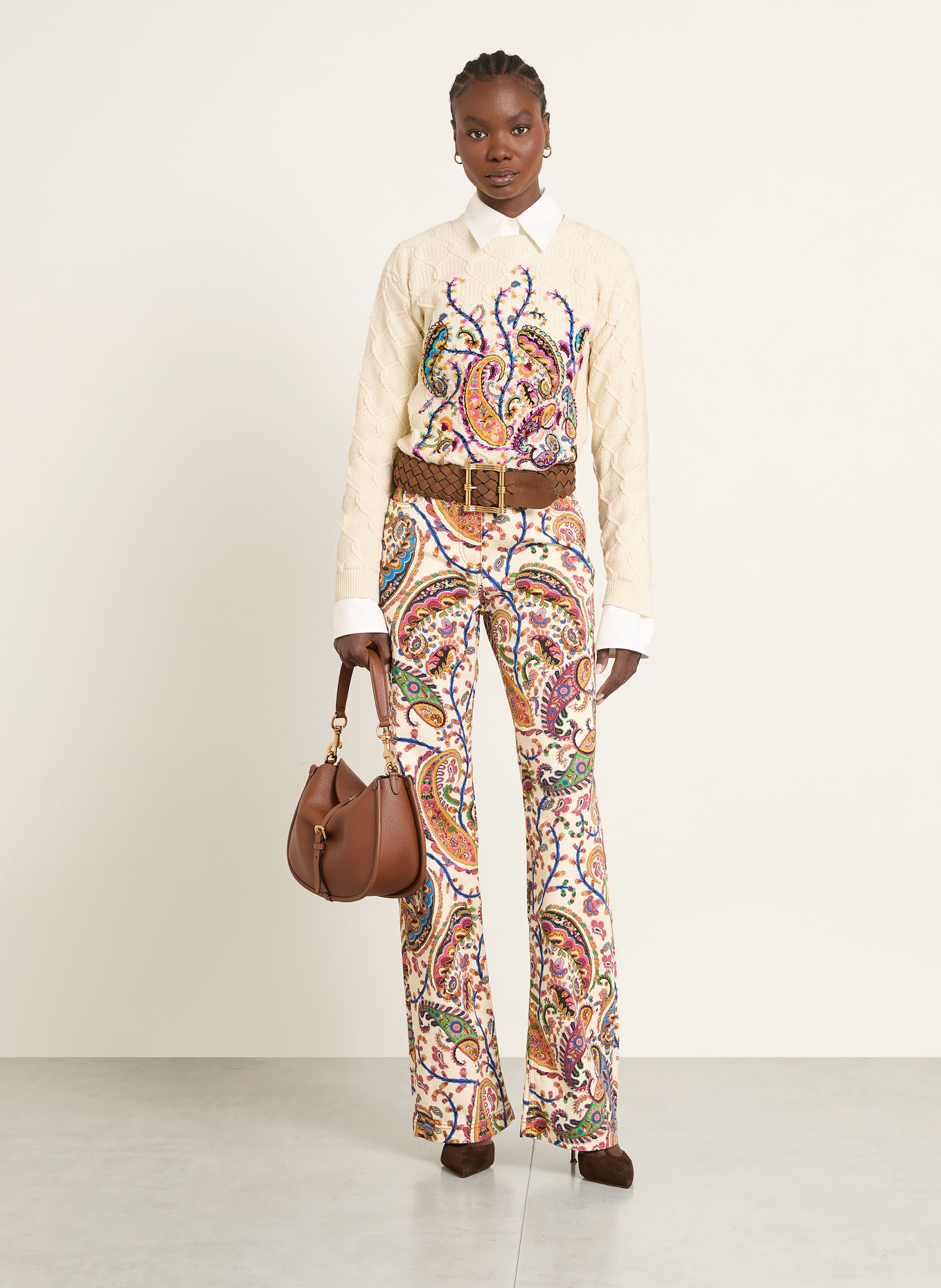 ETRO svetr: BÉŽOVÁ / RŮŽOVÁ / MODRÁ