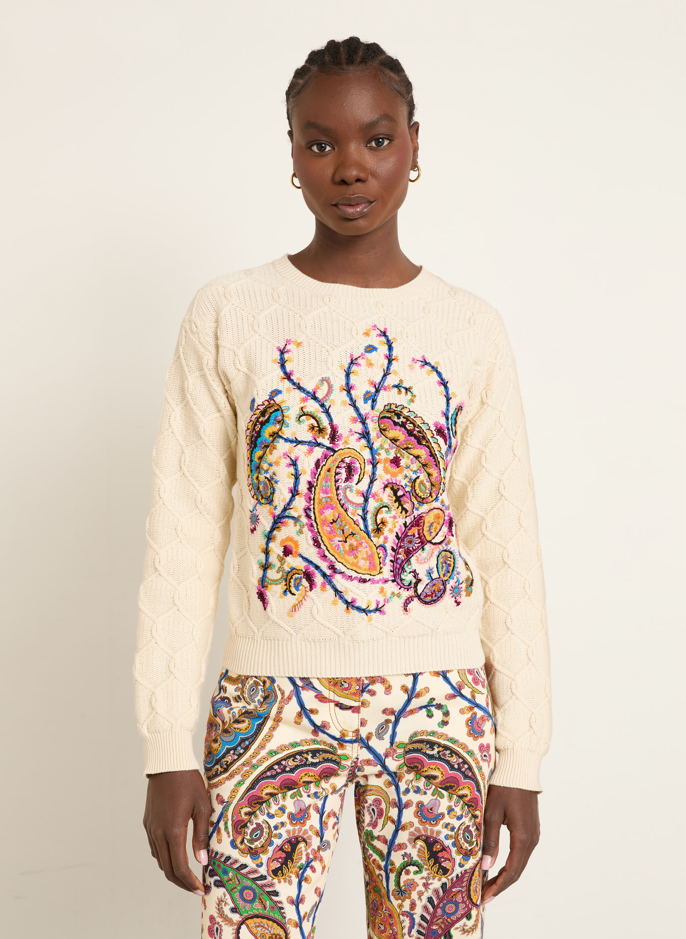 ETRO svetr: BÉŽOVÁ / RŮŽOVÁ / MODRÁ