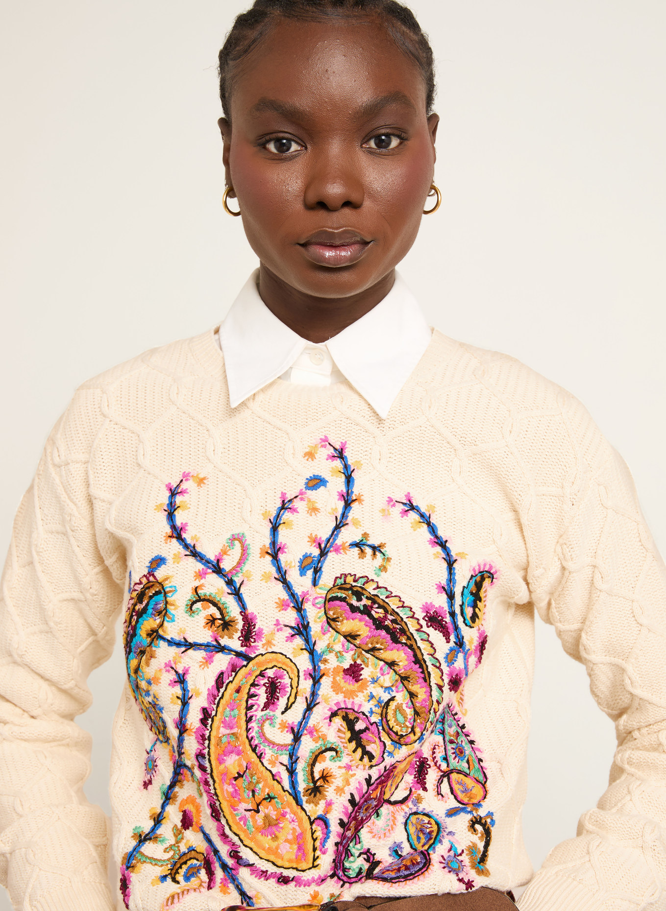 ETRO svetr: BÉŽOVÁ / RŮŽOVÁ / MODRÁ