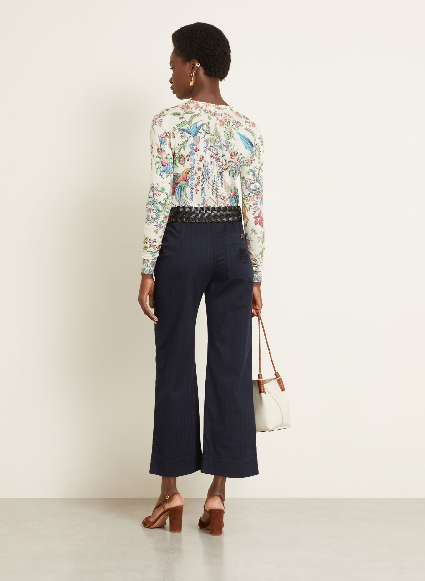 ETRO 7/8-Hose: DUNKELBLAU