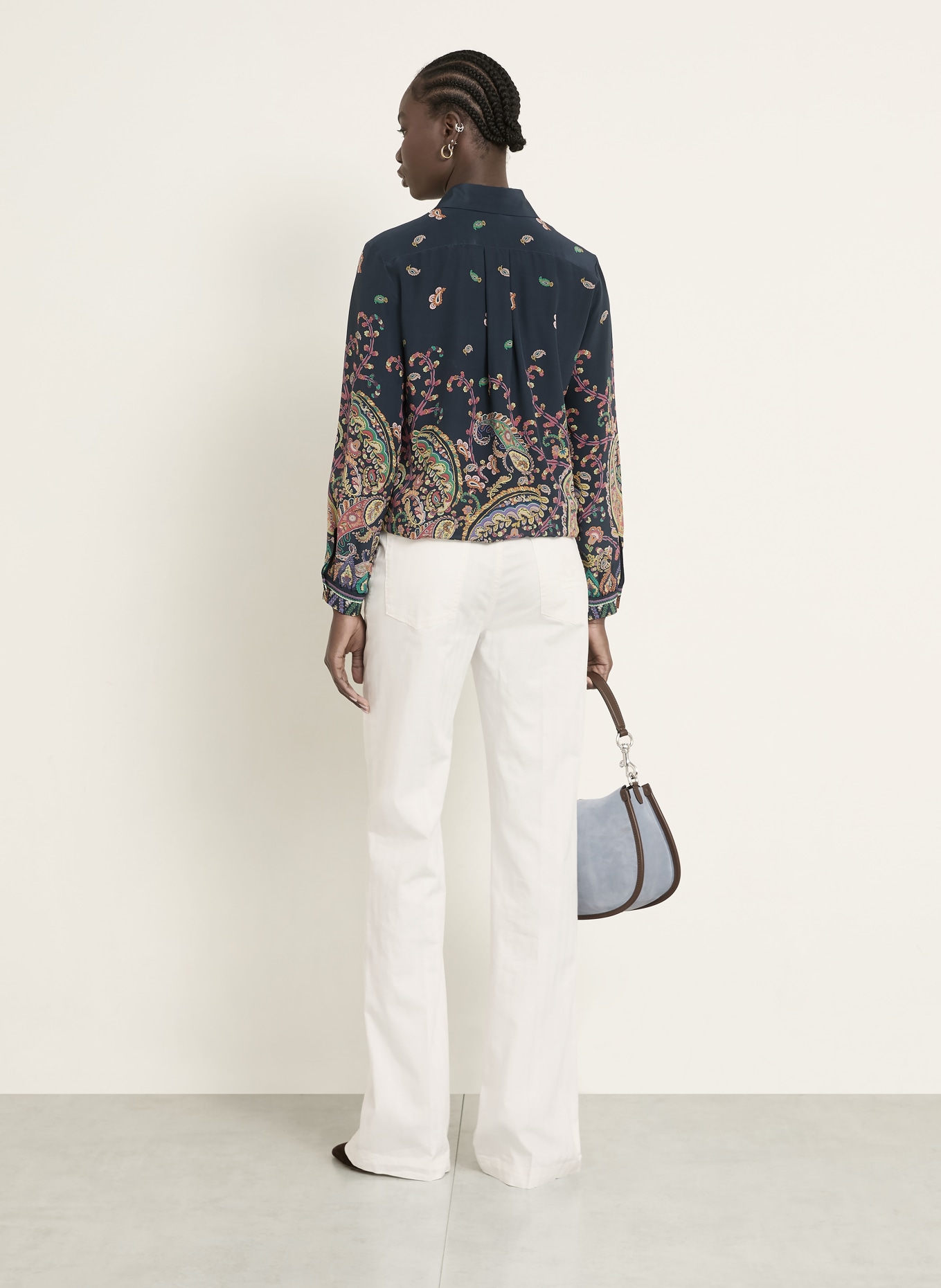 ETRO Marlenehose: WEISS