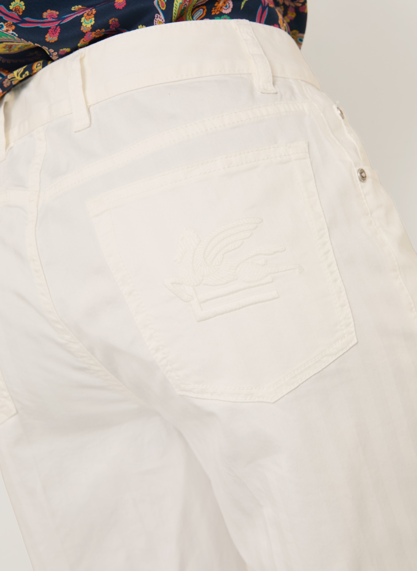 ETRO Marlenehose: WEISS