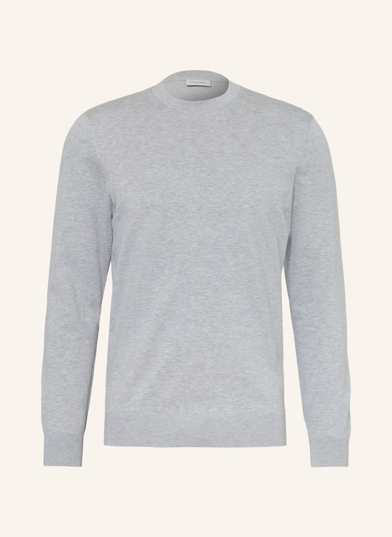 PROFUOMO sweater: LIGHT GRAY