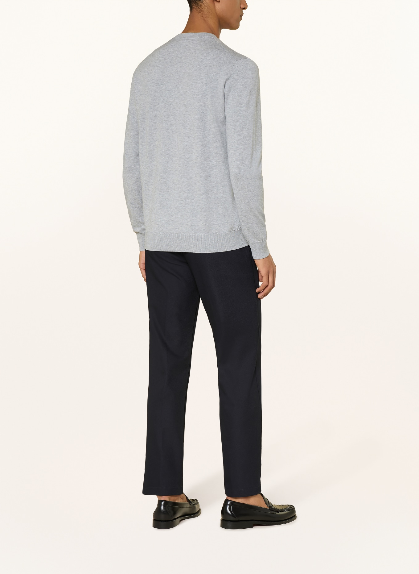 PROFUOMO sweater: LIGHT GRAY