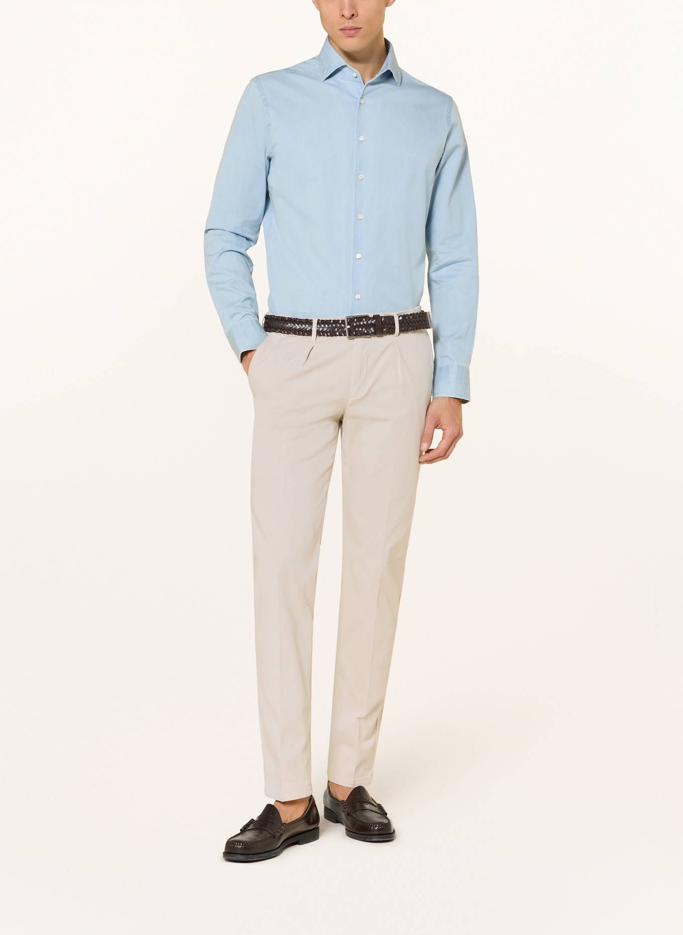 PROFUOMO Chino Relaxed Fit: CREME