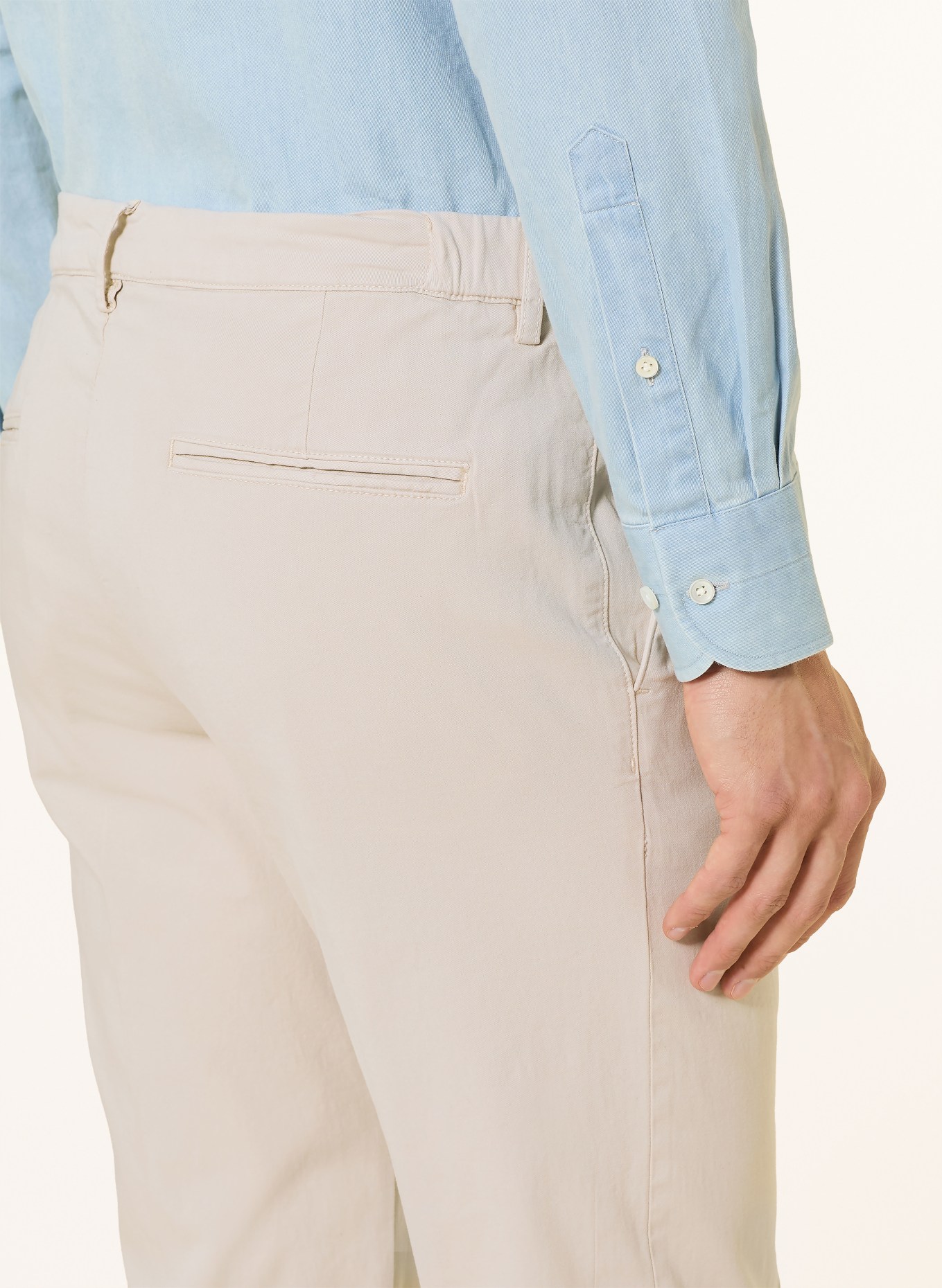 PROFUOMO Chino Relaxed Fit: CREME