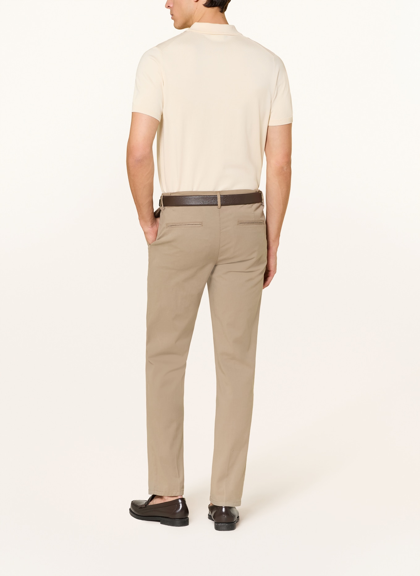 PROFUOMO Chino Relaxed Fit: TAUPE