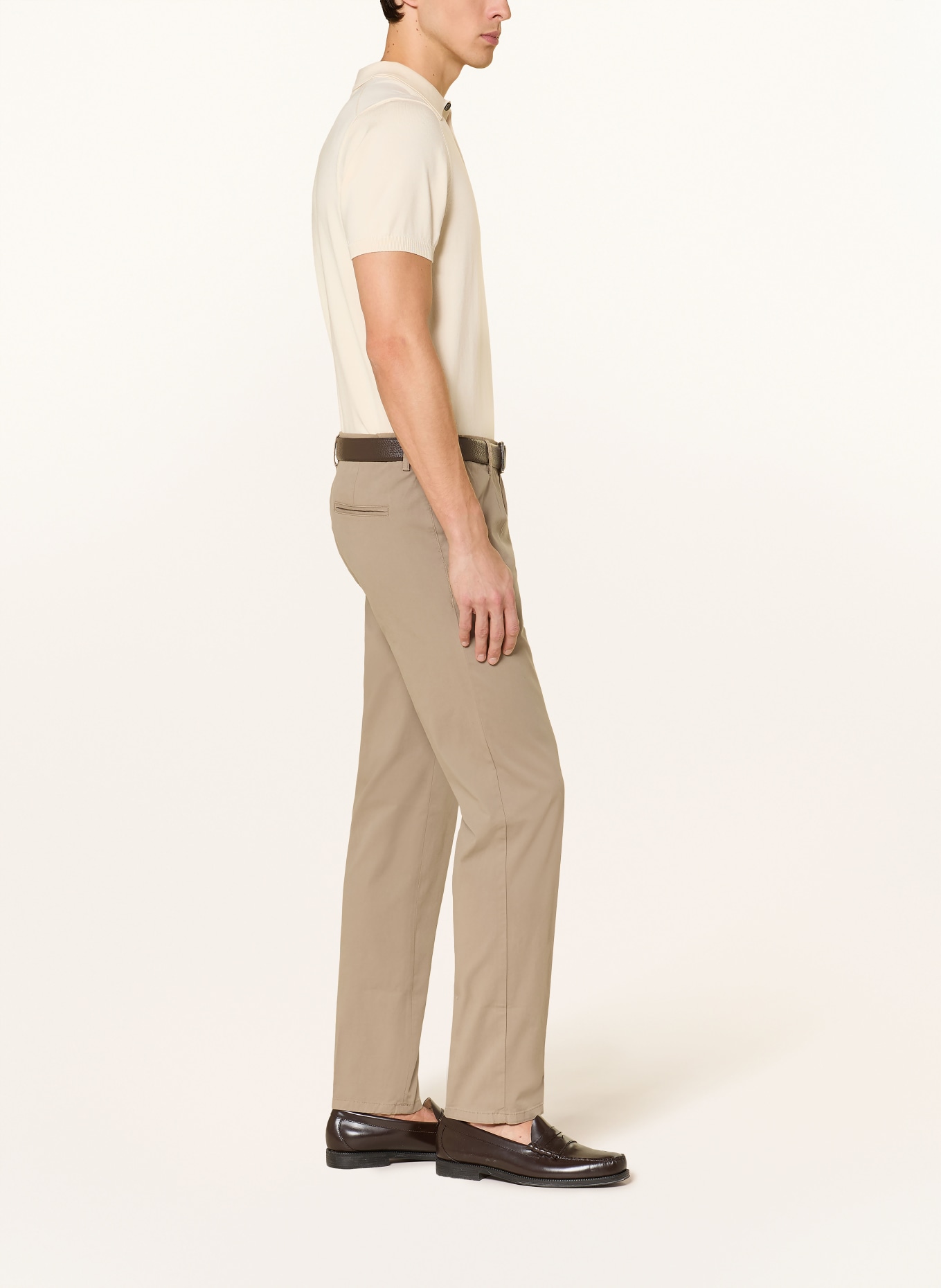 PROFUOMO Chino Relaxed Fit: TAUPE