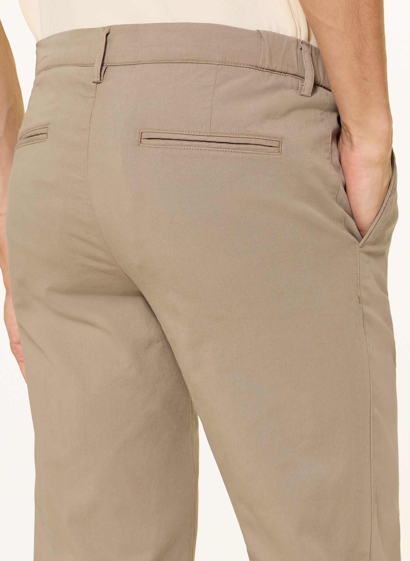 PROFUOMO Chino Relaxed Fit: TAUPE