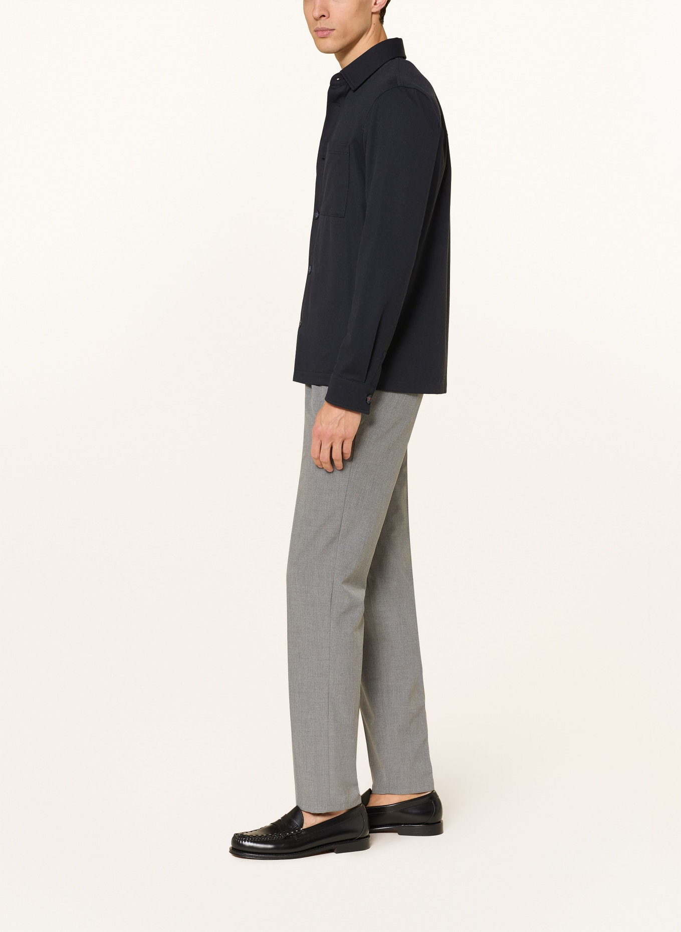 PROFUOMO Chino Relaxed Fit: GRIJS