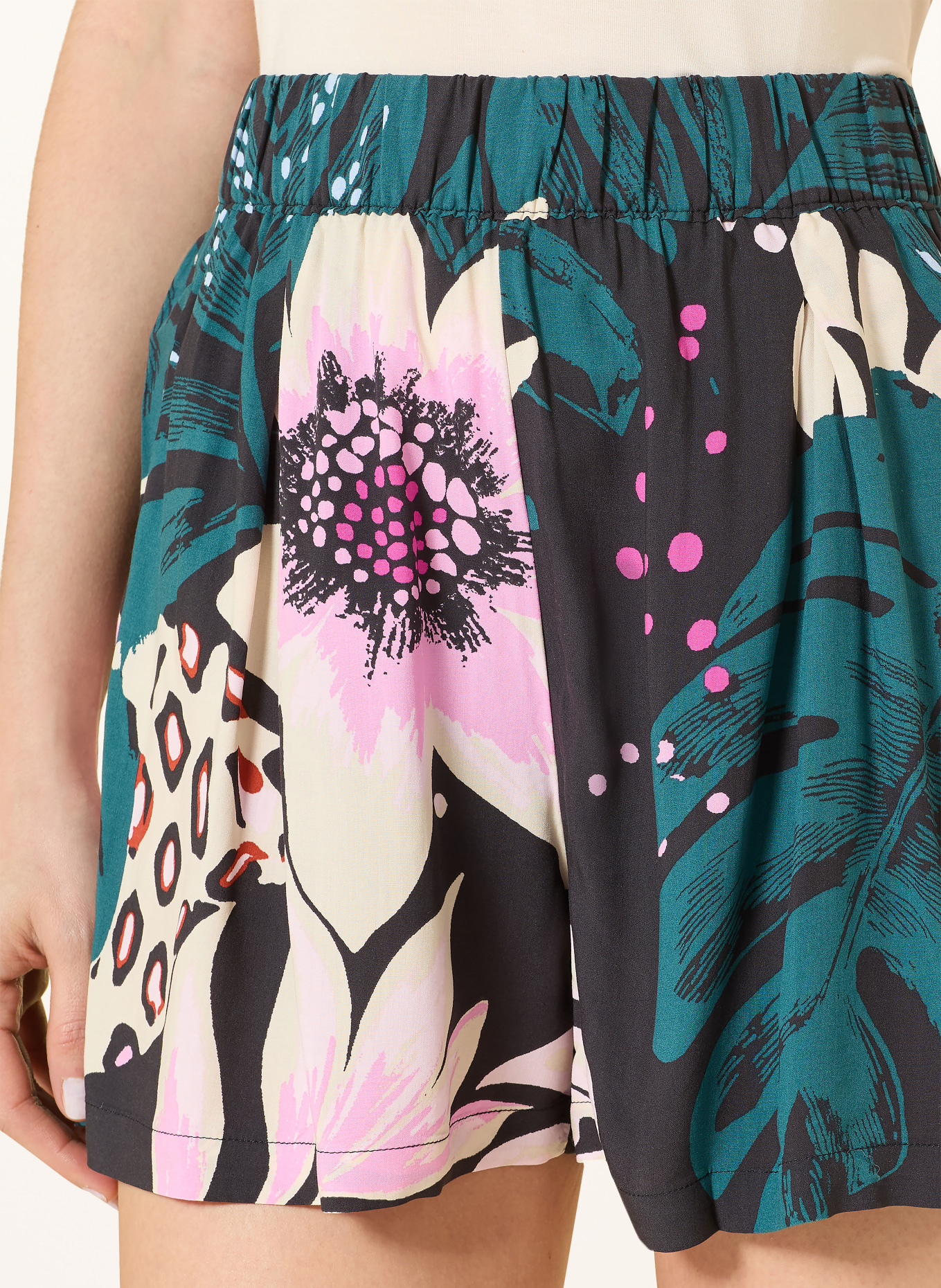 SCHIESSER Spací šortky MIX+RELAX: ZELENÁ / RŮŽOVÁ / ČERNÁ