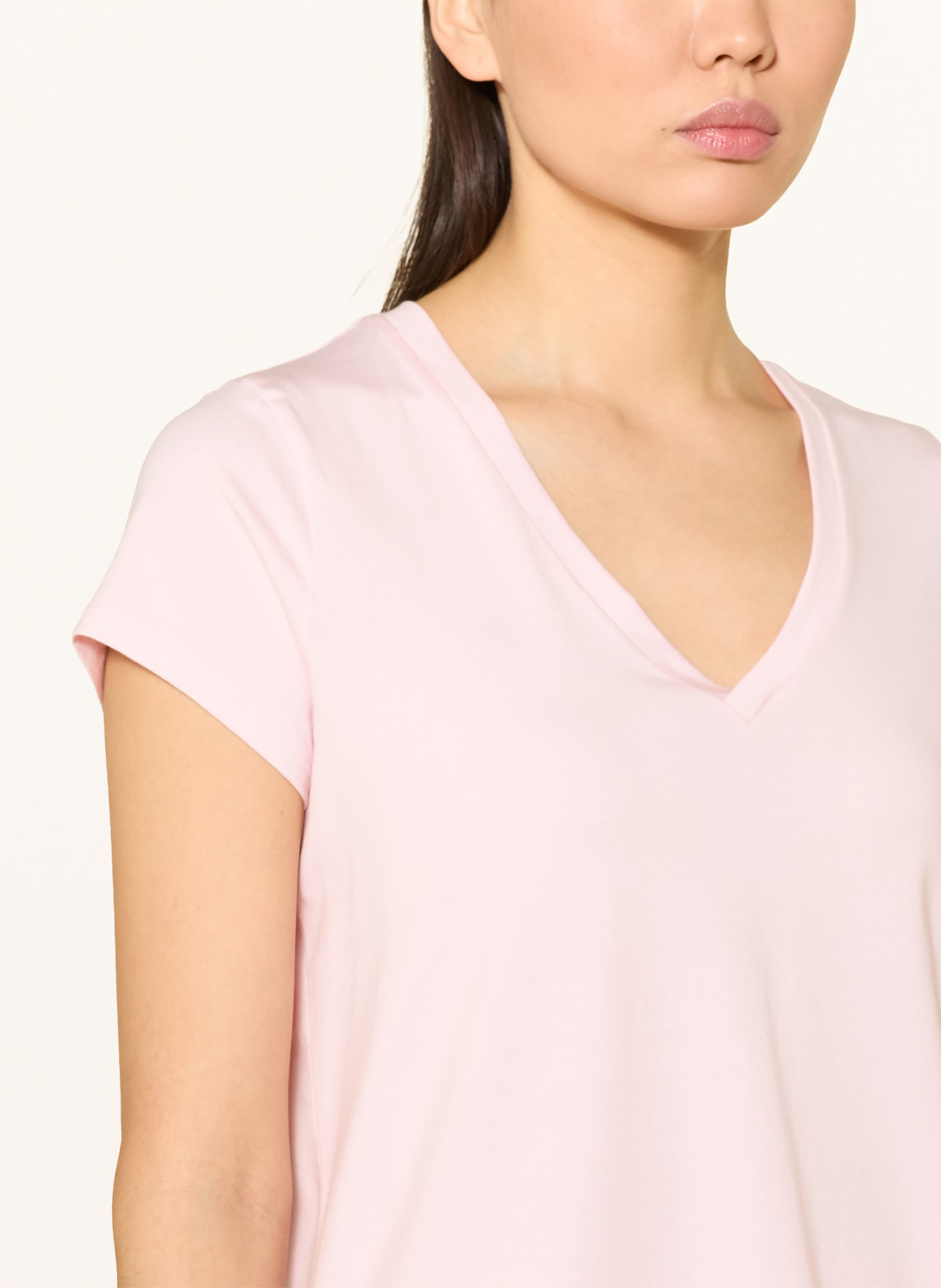 SCHIESSER Koszulka nocna MIX+RELAX: BLADORÓŻOWY