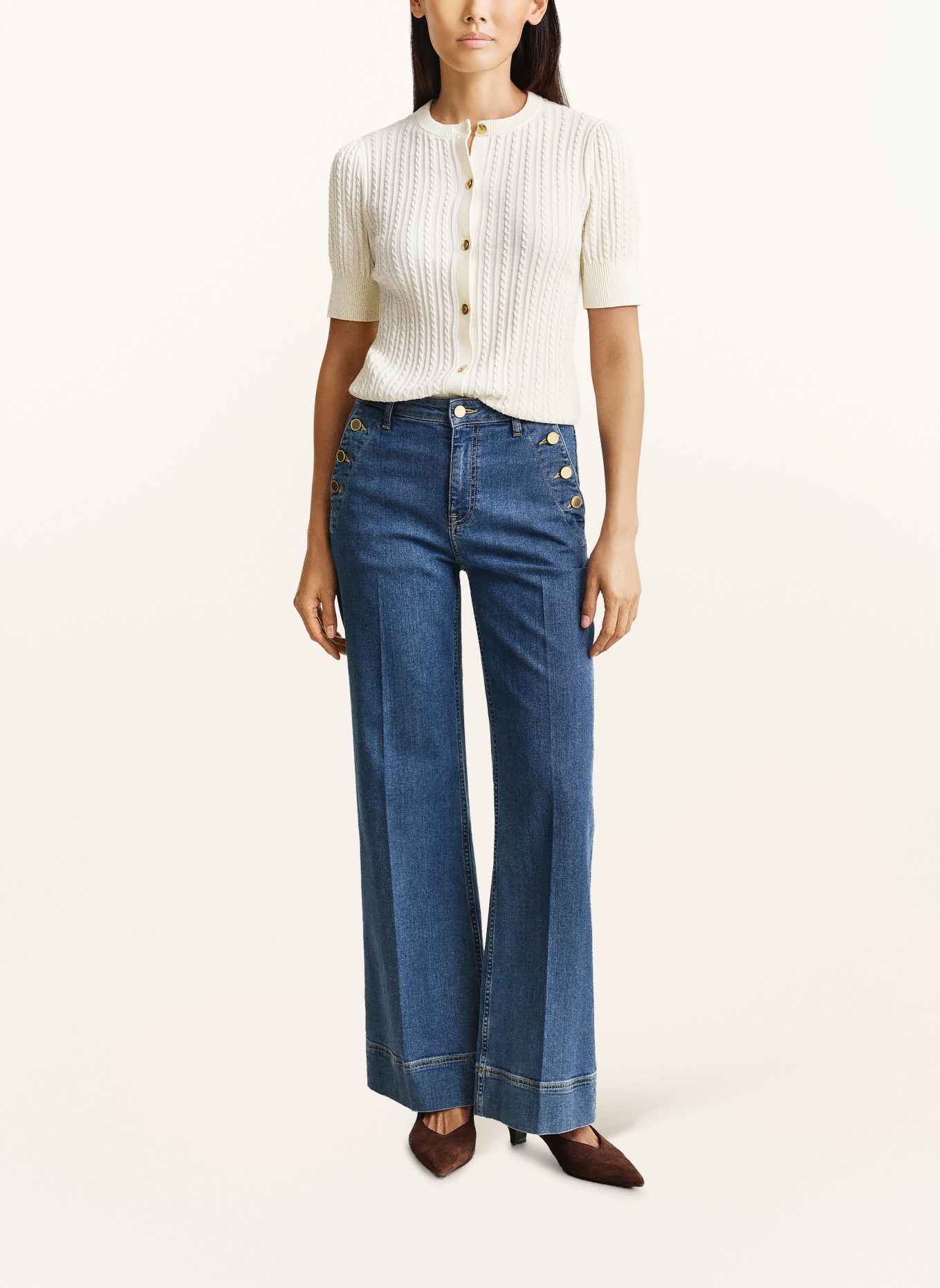 GANT Flared jeans NAUTICAL: 970 MID BLUE