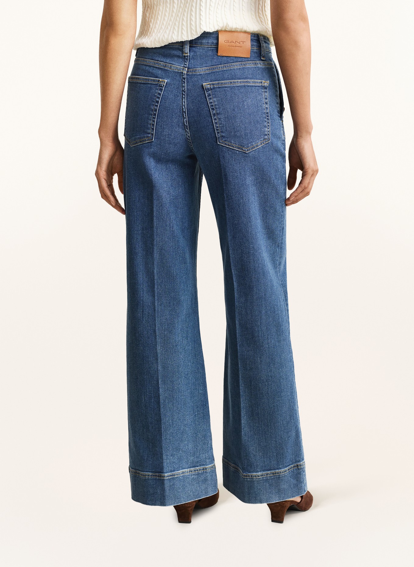 GANT Flared jeans NAUTICAL: 970 MID BLUE