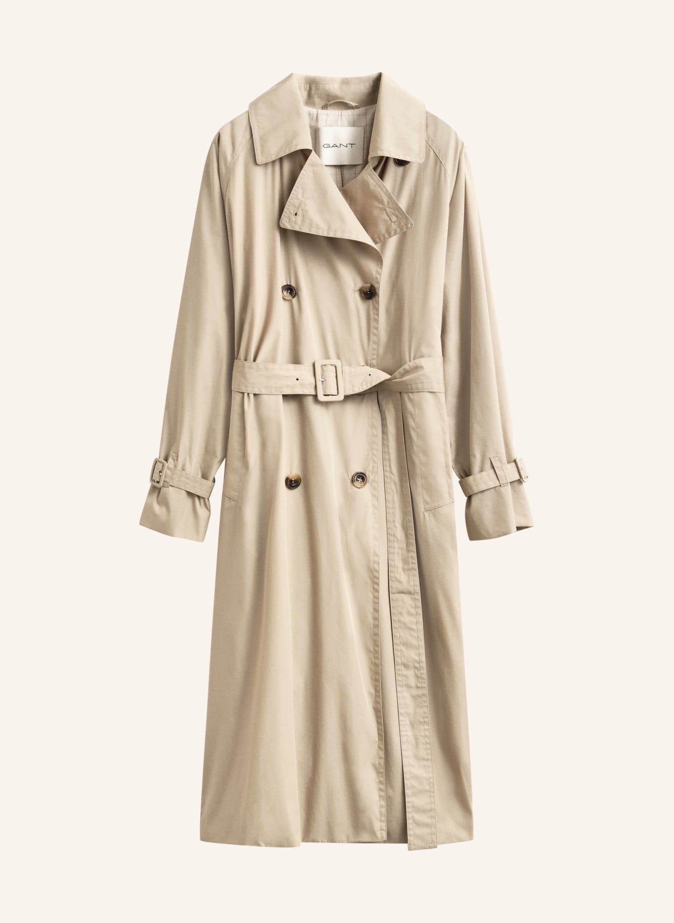 GANT trenchcoat: BÉŽOVÁ