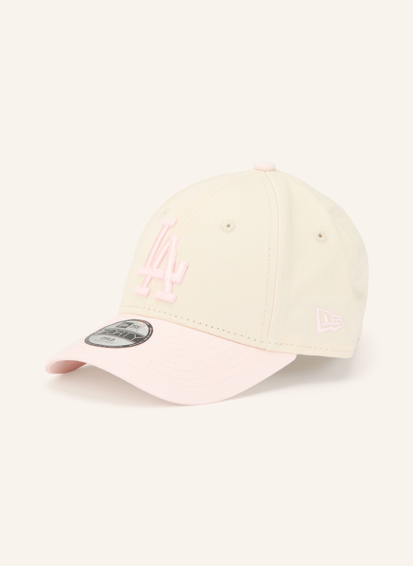 NEW ERA Cap 9FORTY®: BEIGE / HELLROSA