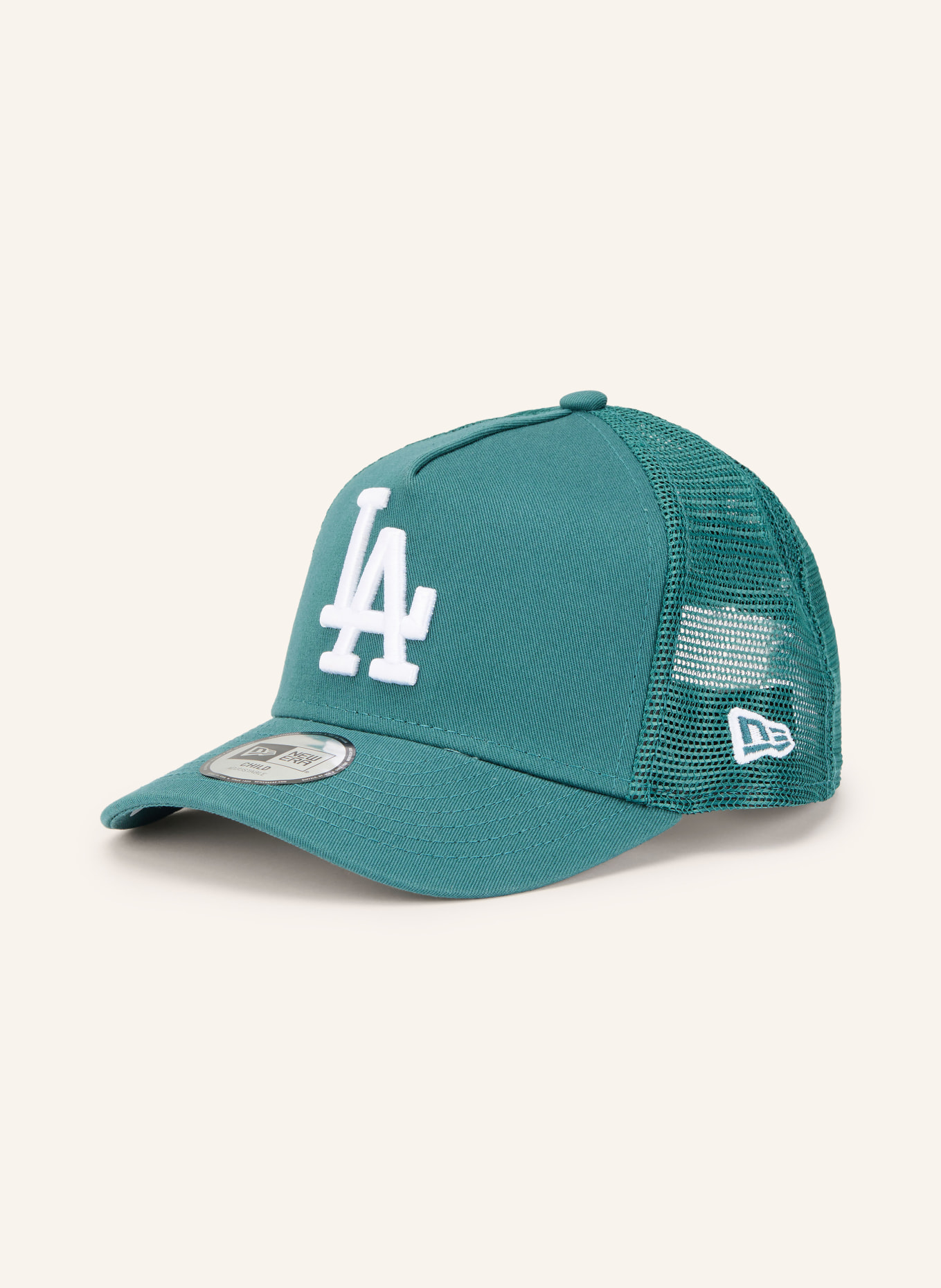 NEW ERA Cap 9FORTY® A-FRAME TRUCKER: PETROL / WEISS