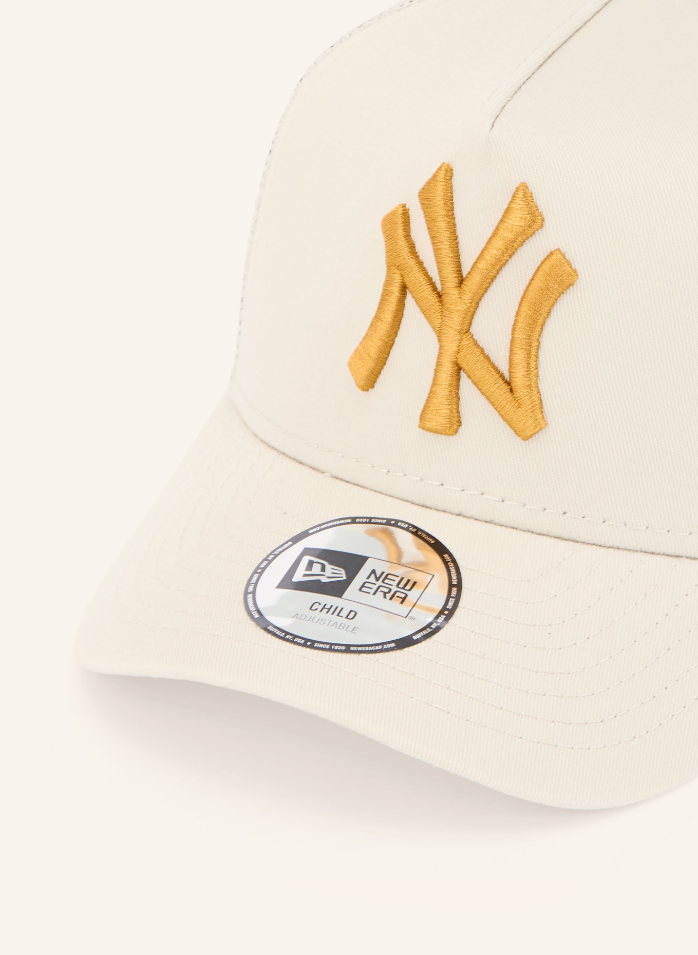 NEW ERA Cap 9FORTY® A-FRAME: BEIGE / GOLD
