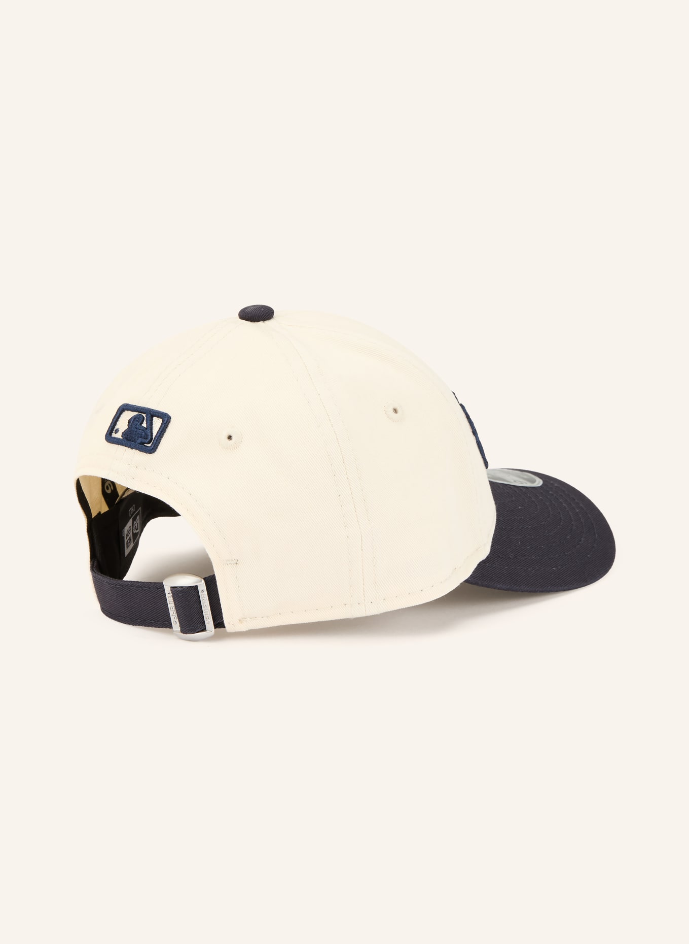 NEW ERA Cap 9FORTY® M-CROWN: ECRU / DUNKELBLAU