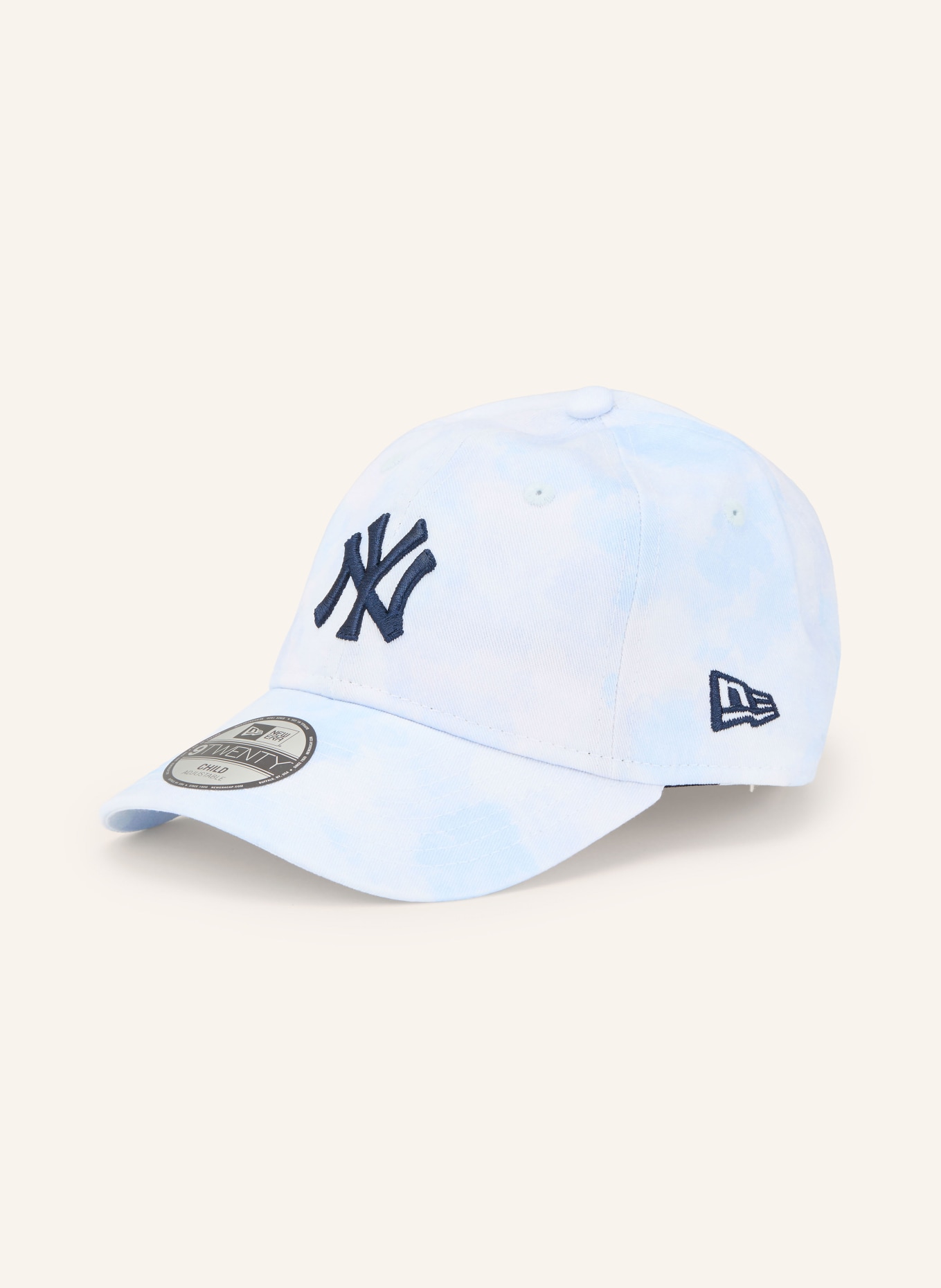 NEW ERA Cap 9TWENTY®: HELLBLAU / DUNKELBLAU / WEISS