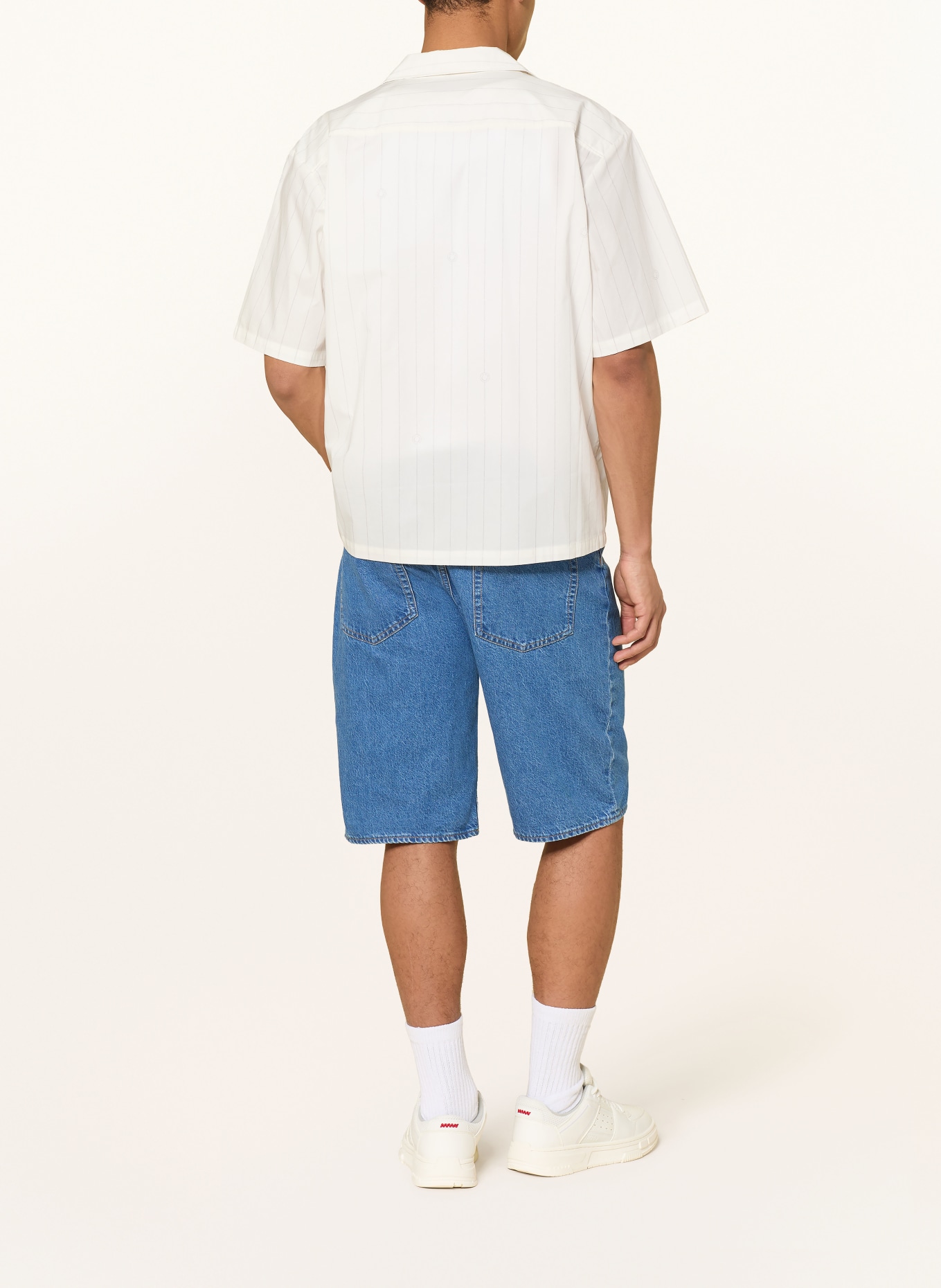 HUGO Jeansshorts SKATE Straight Fit: 441 TURQUOISE/AQUA