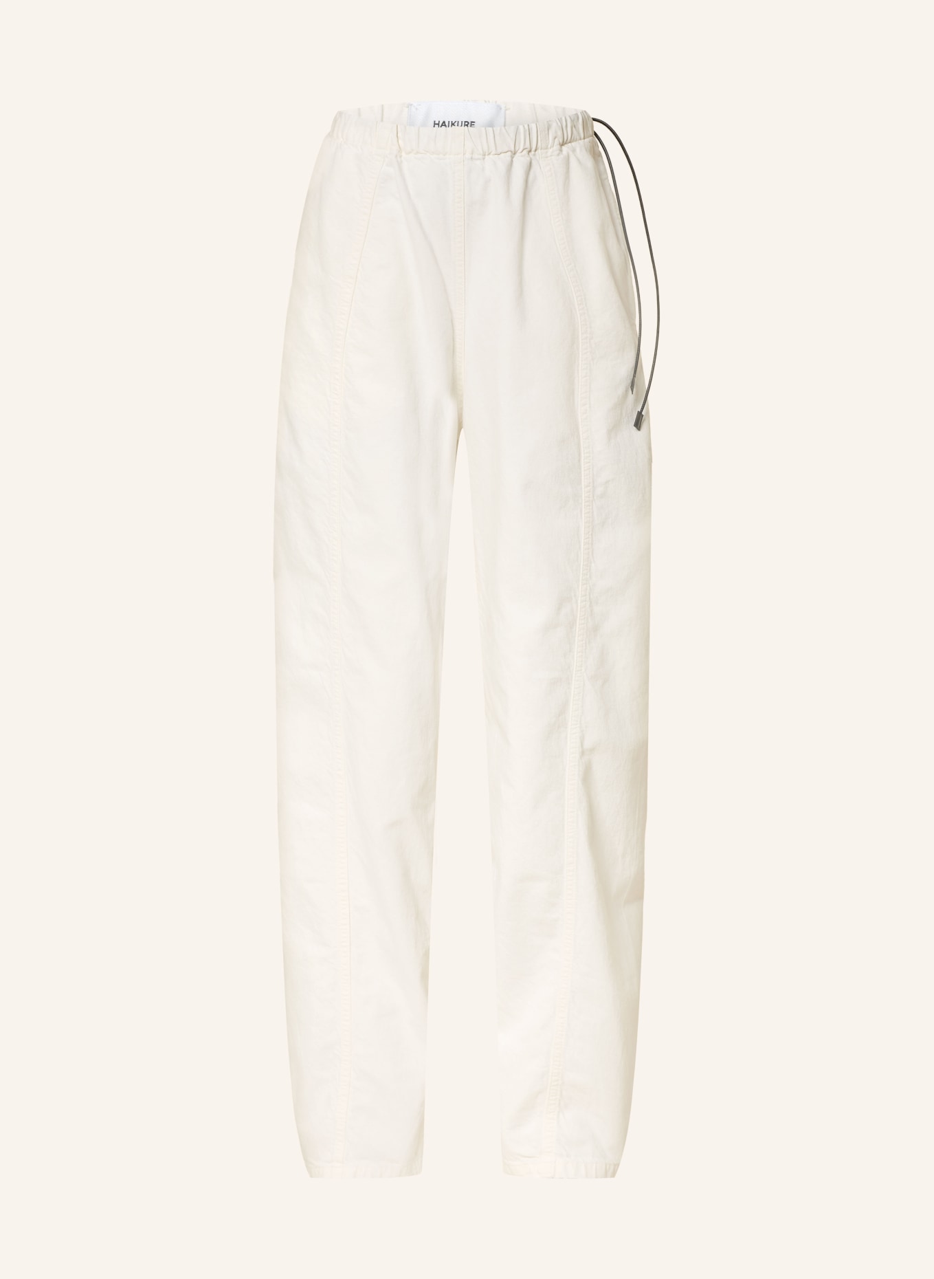 HAIKURE Džíny s širokými nohavicemi ANGEL: T0341 OFF WHITE