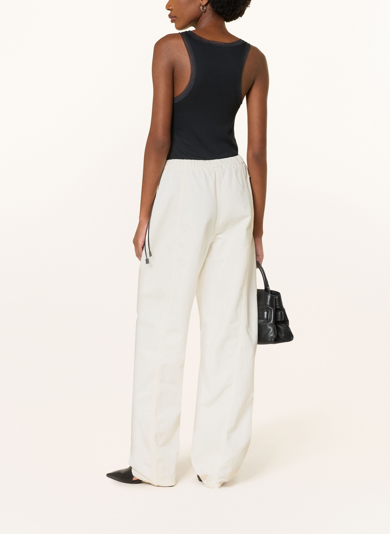 HAIKURE Džíny s širokými nohavicemi ANGEL: T0341 OFF WHITE