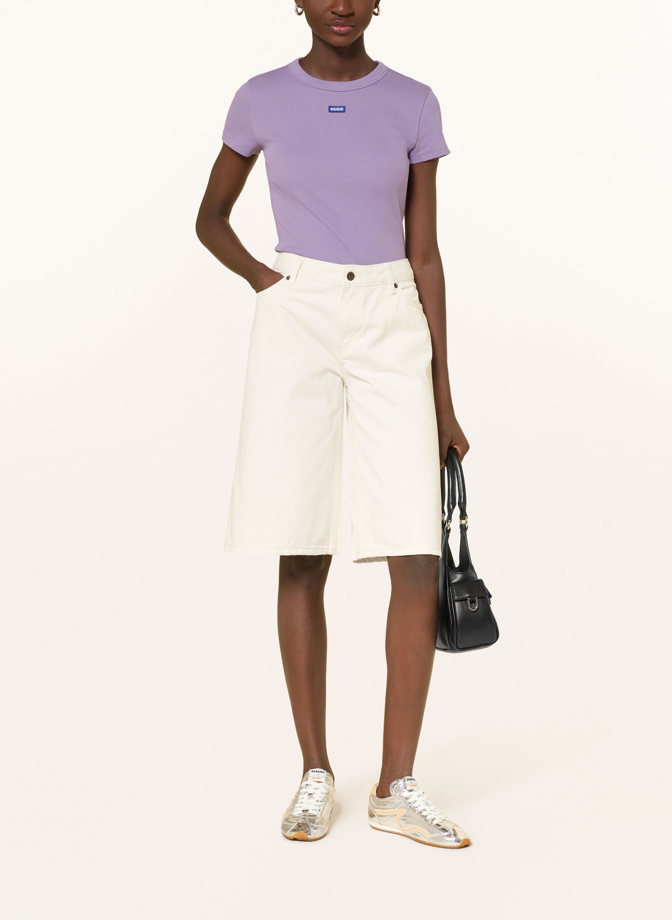 HUGO Jeans-Bermudas GALOLA: 102 NATURAL