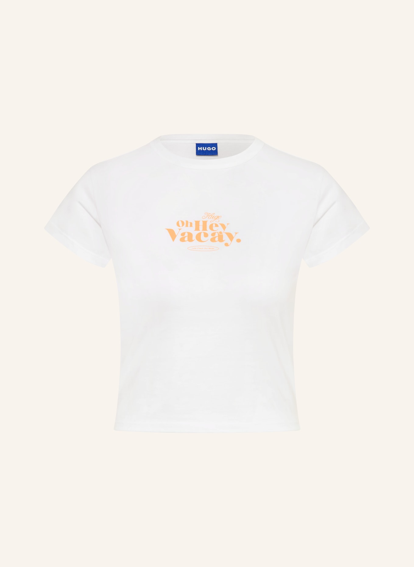 HUGO T-Shirt DICHROMA: WEISS