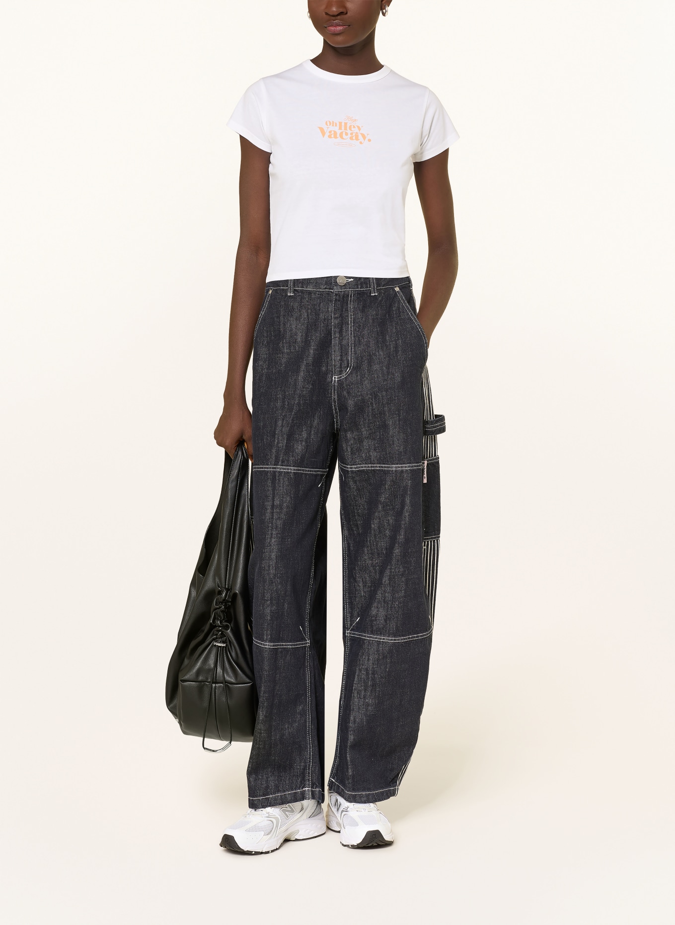 HUGO T-Shirt DICHROMA: WEISS