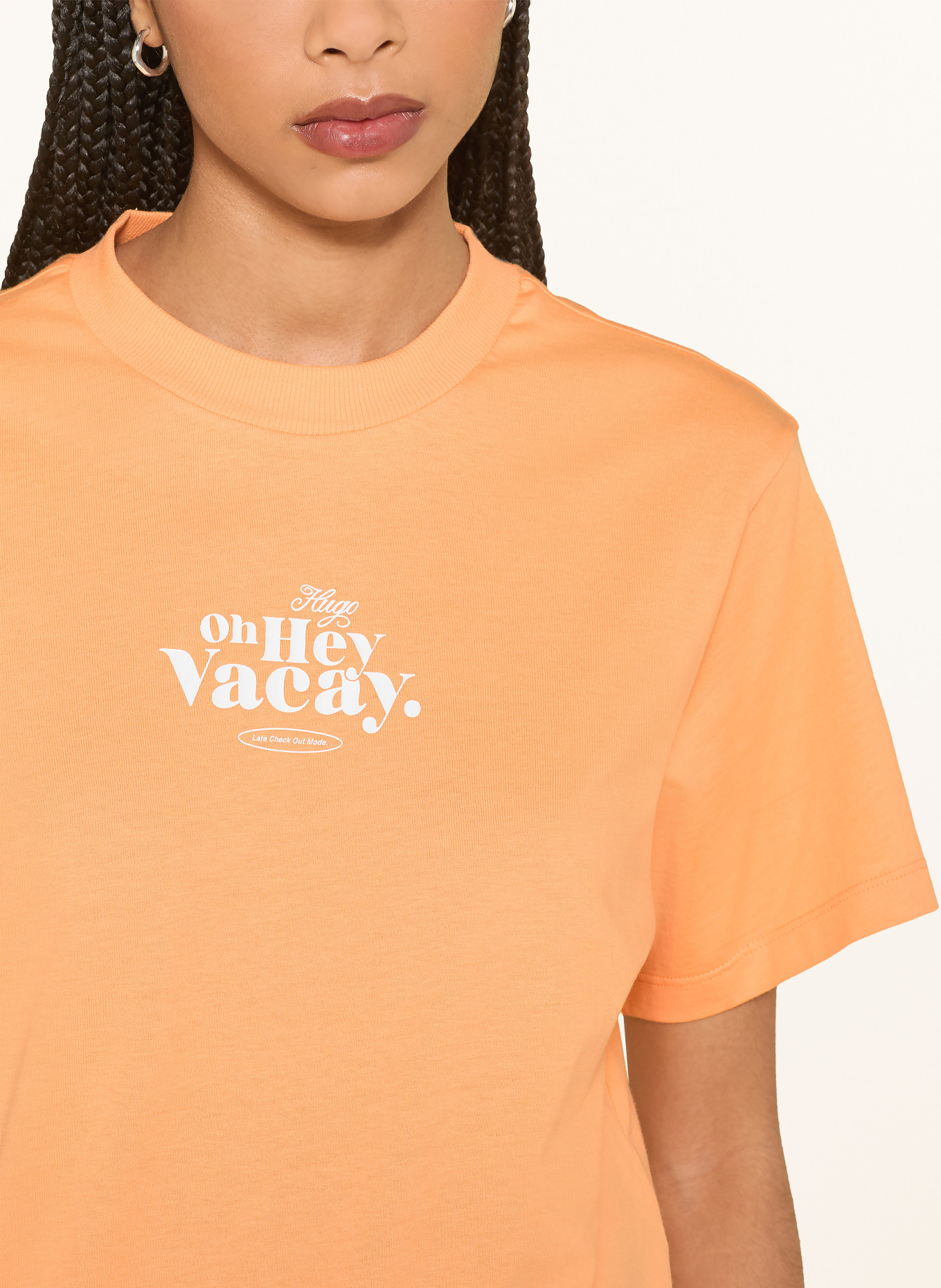 HUGO tričko: ORANŽOVÁ