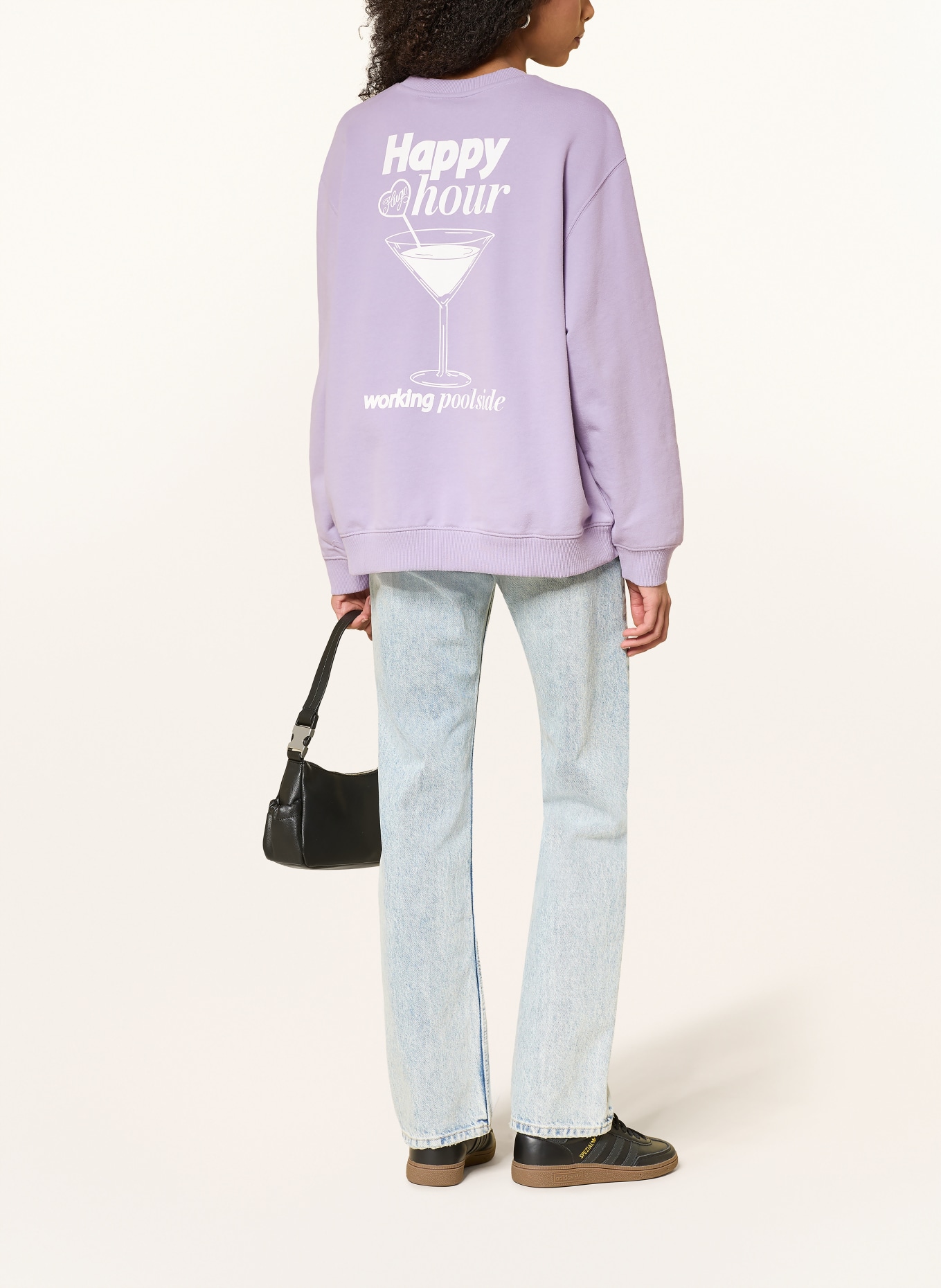 HUGO Mikina CLASSIC: SVĚTLE FIALOVÁ